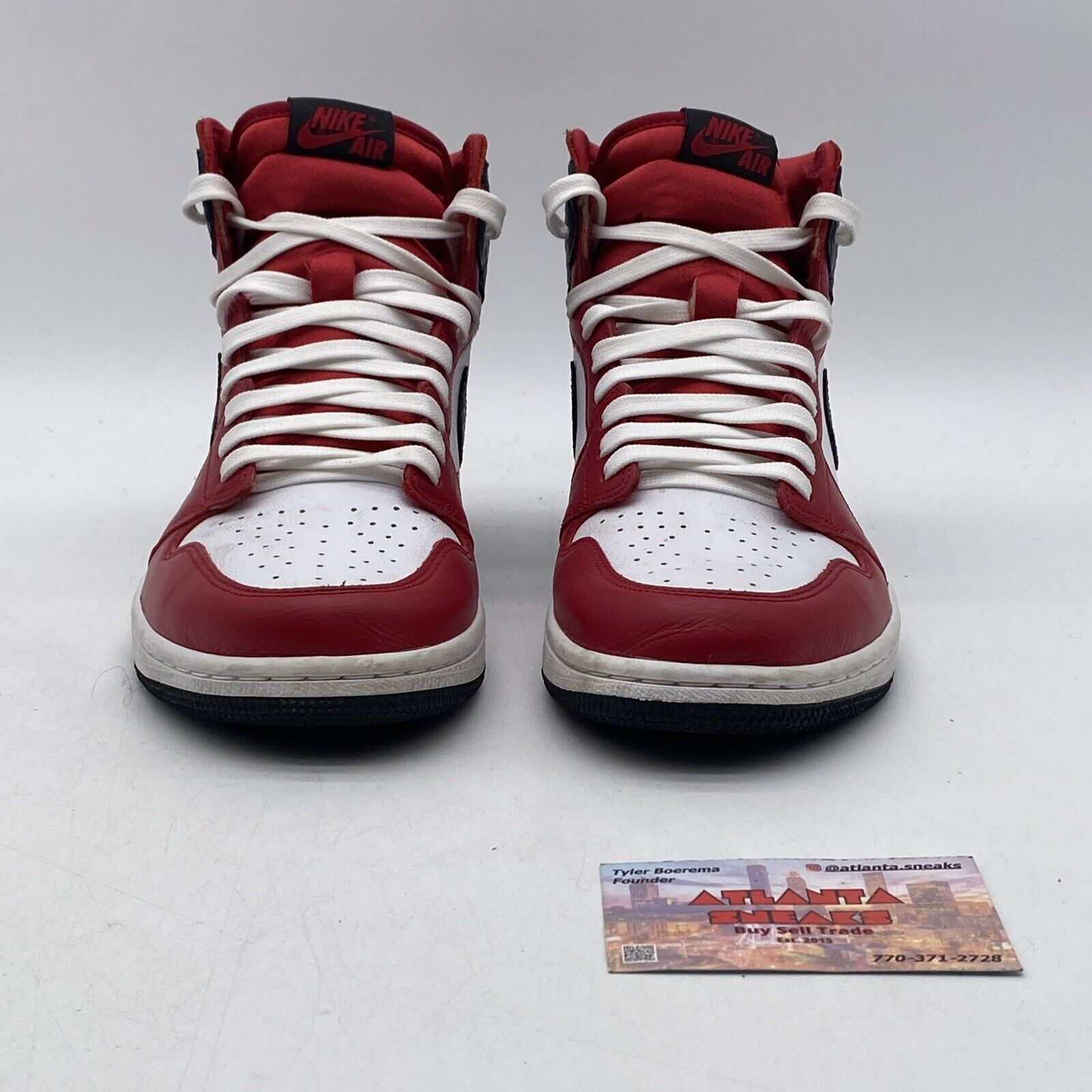 Size 11 - Air Jordan 1 Retro OG High Satin Red W