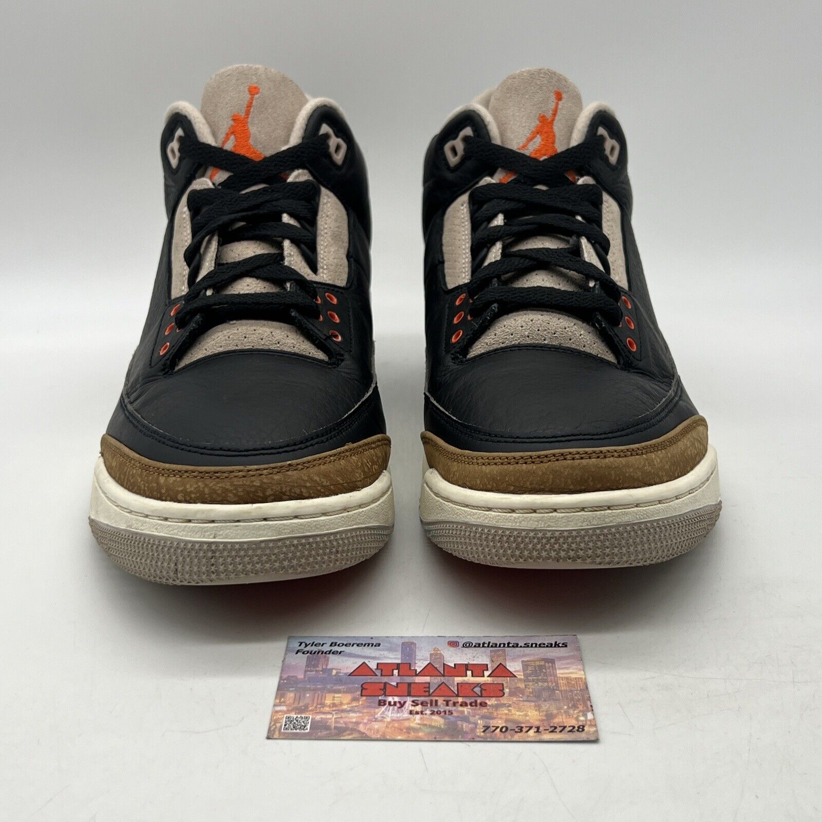 Size 11 - Jordan 3 Retro Mid Desert Elephant Black Brown White Grey (CT8632-008)