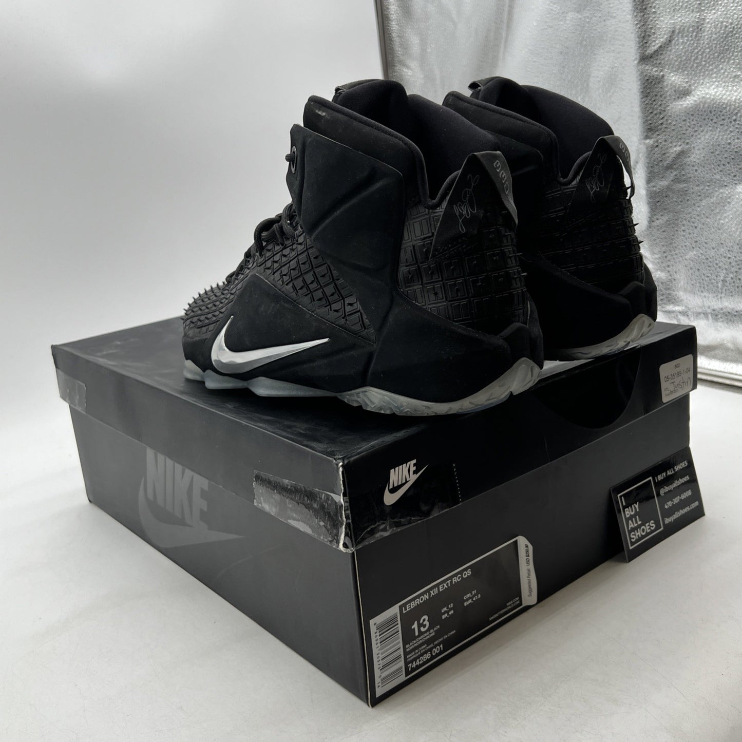Size 13 - Nike LeBron 12 EXT Rubber City (744286-001)