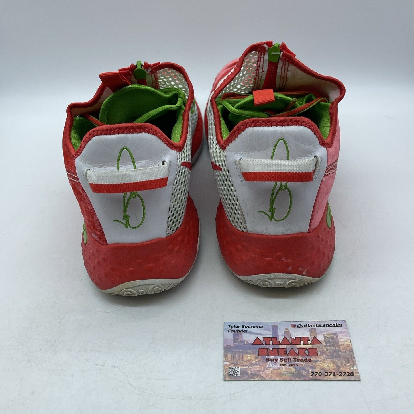 Size 13 - Nike PG 4 Christmas Red Green White Suede (CD5079-602)