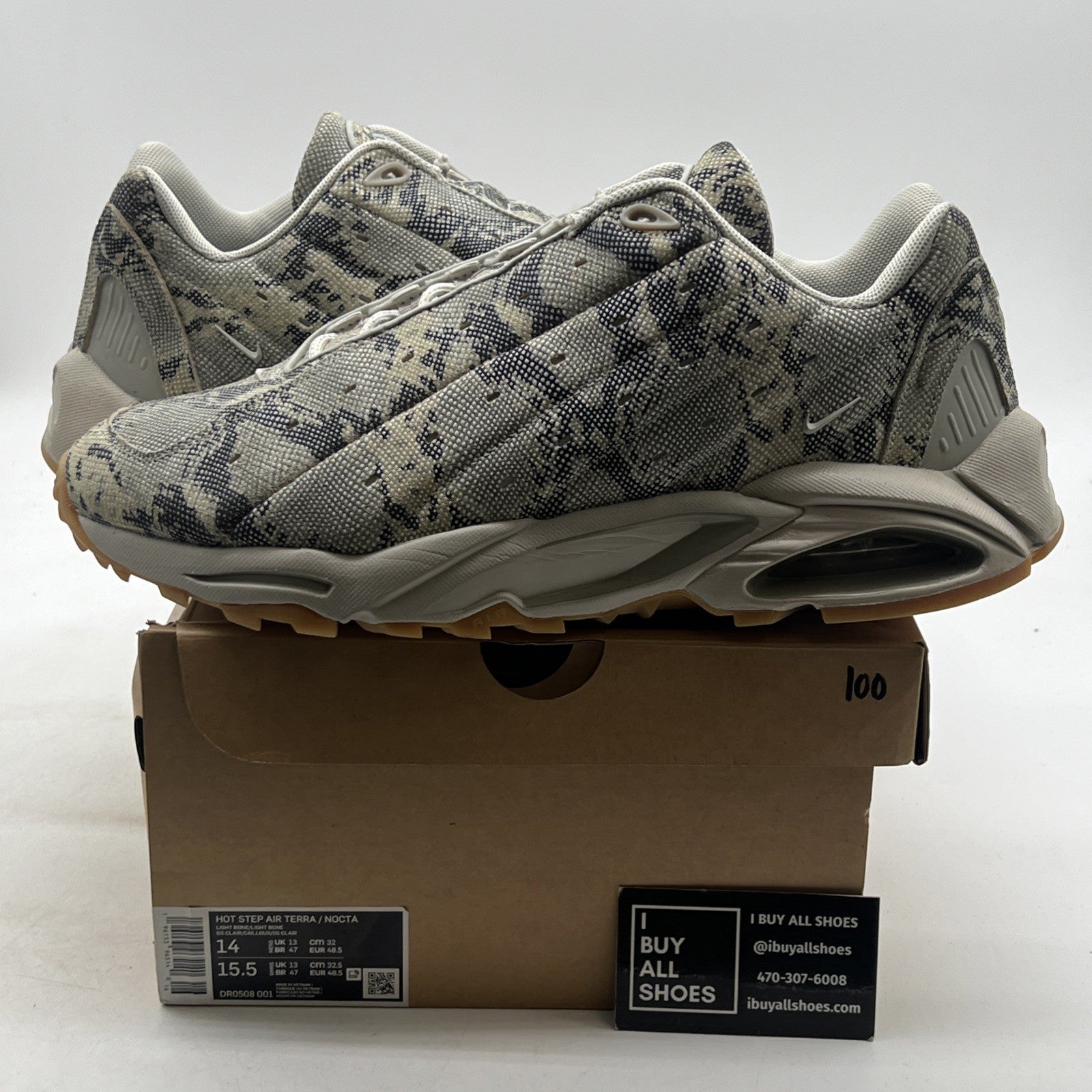 Size 14 - Nike NOCTA x Hot Step Air Terra Distant Regards Collection - Light