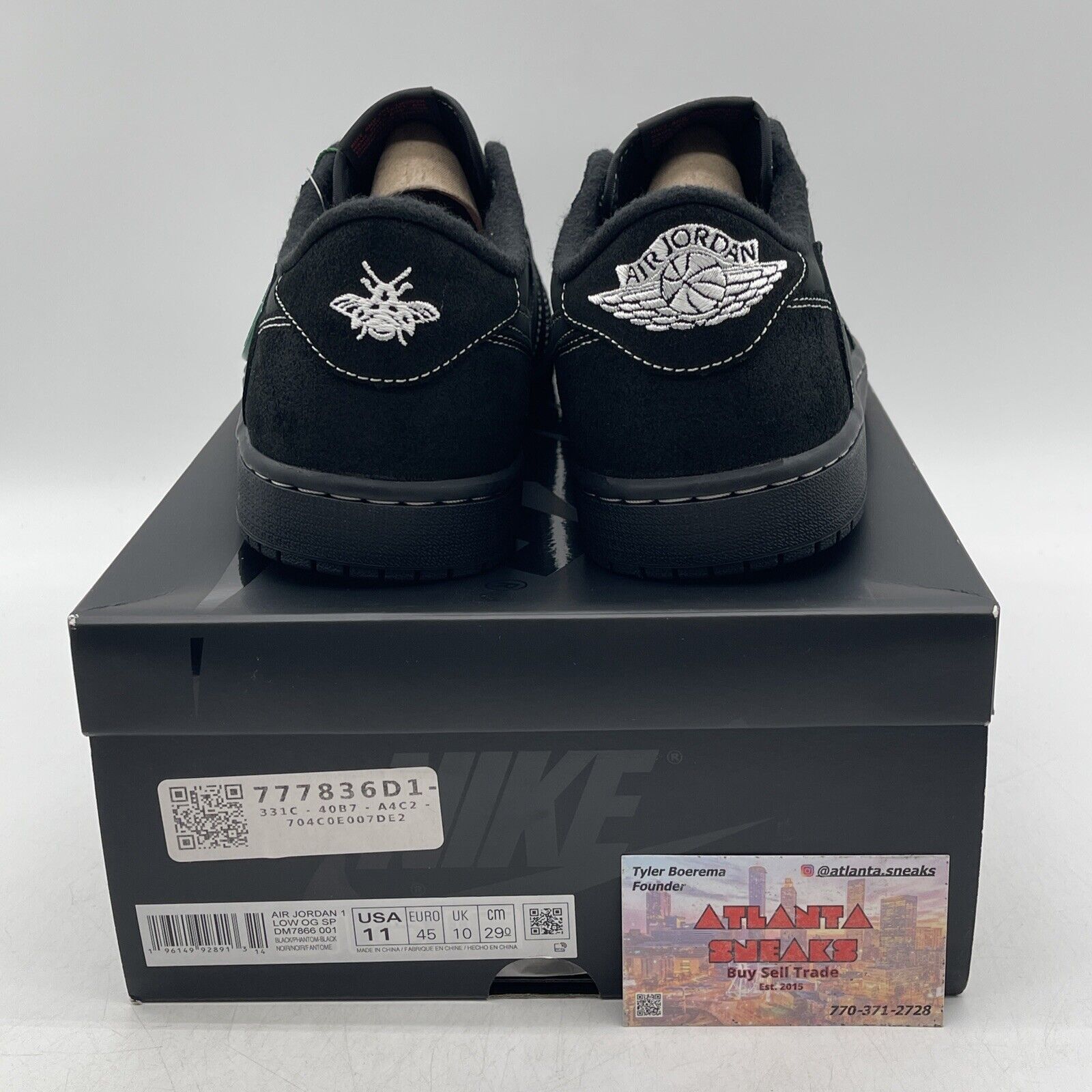 Size 11 - Jordan 1 Retro Low OG SP x Travis Scott Black Phantom (DM7866-001)