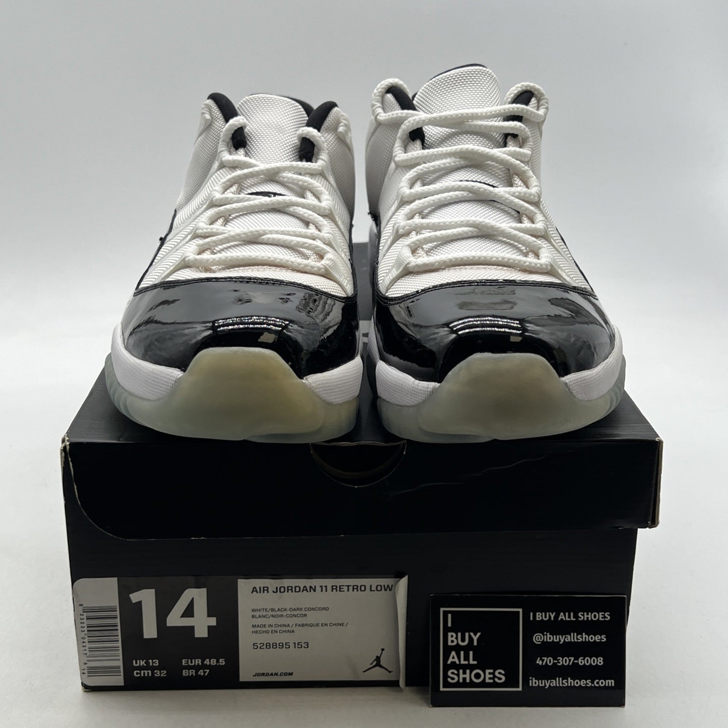 Size 14 - Air Jordan 11 Retro Low Concord (528895-153)