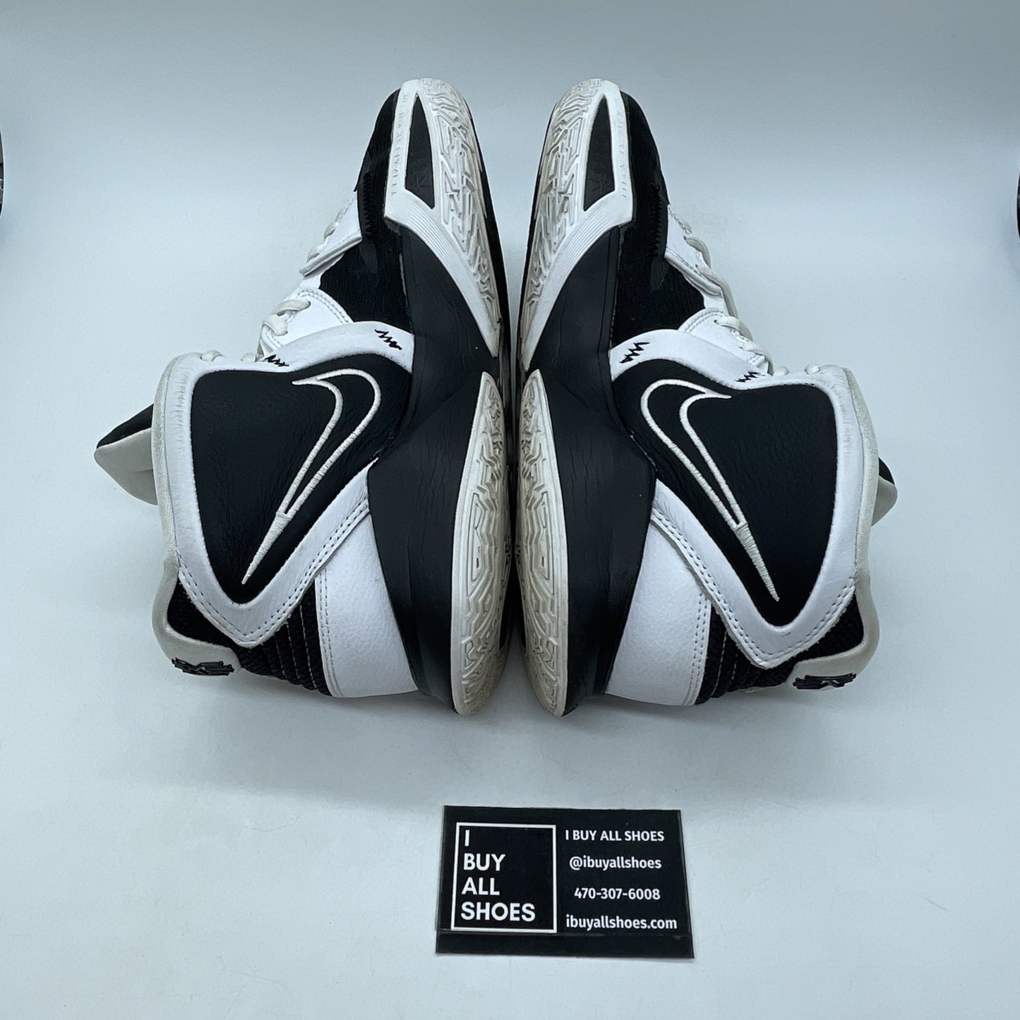 Size 11 - Nike Kyrie Infinity TB Black White Leather Suede (DO9616-002)