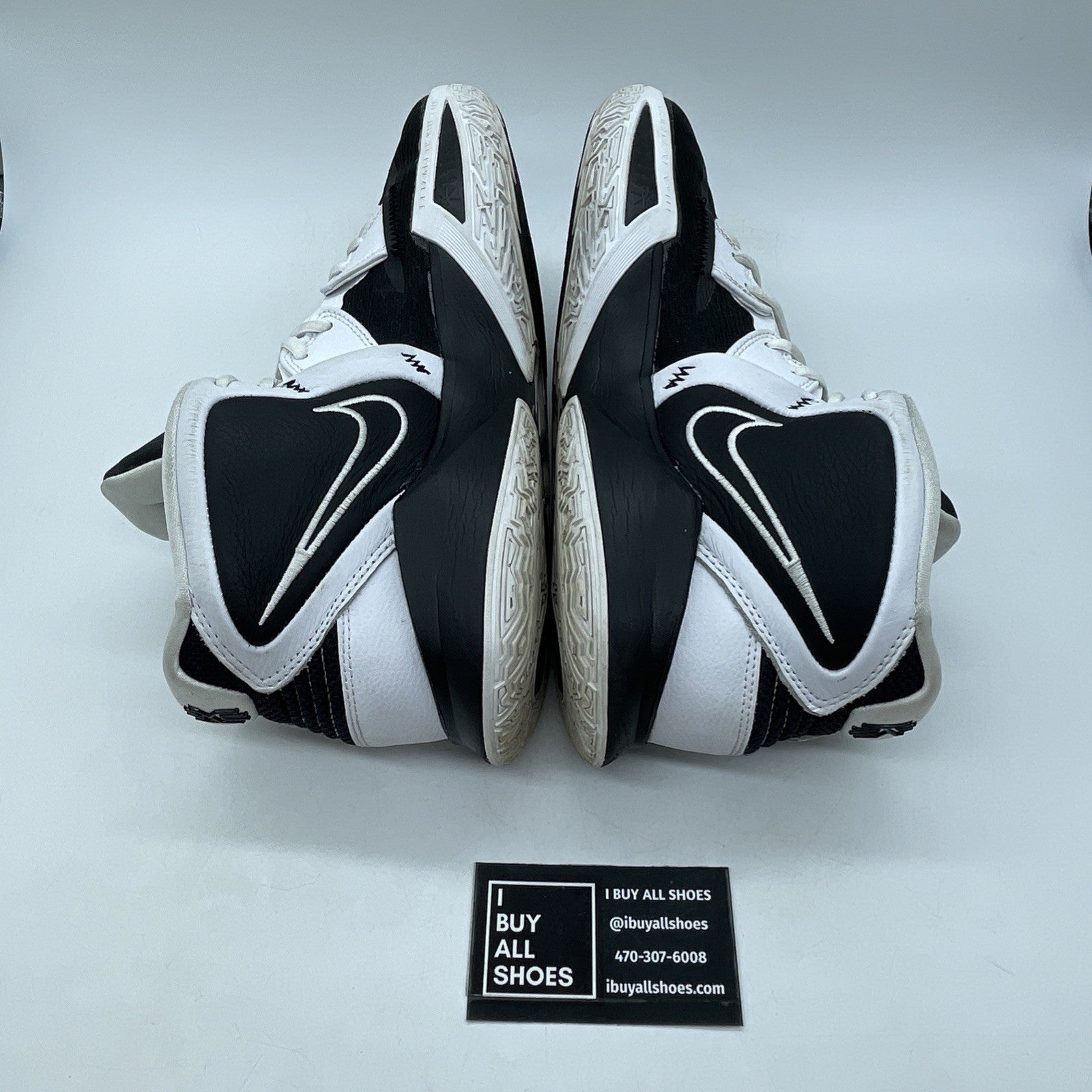 Size 11 - Nike Kyrie Infinity TB Black White Leather Suede (DO9616-002)