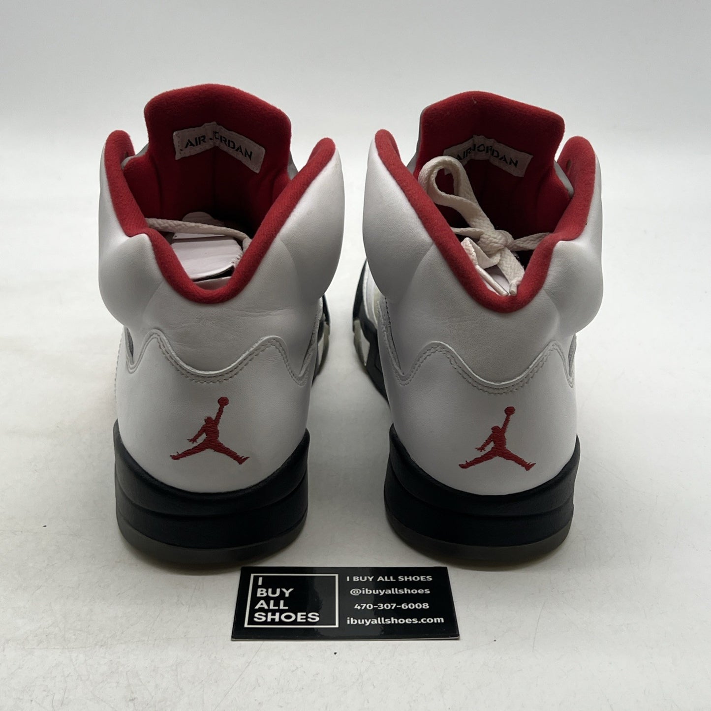 Size 11.5 - Air Jordan 5 Retro 2013 White Fire Red (136027-189)