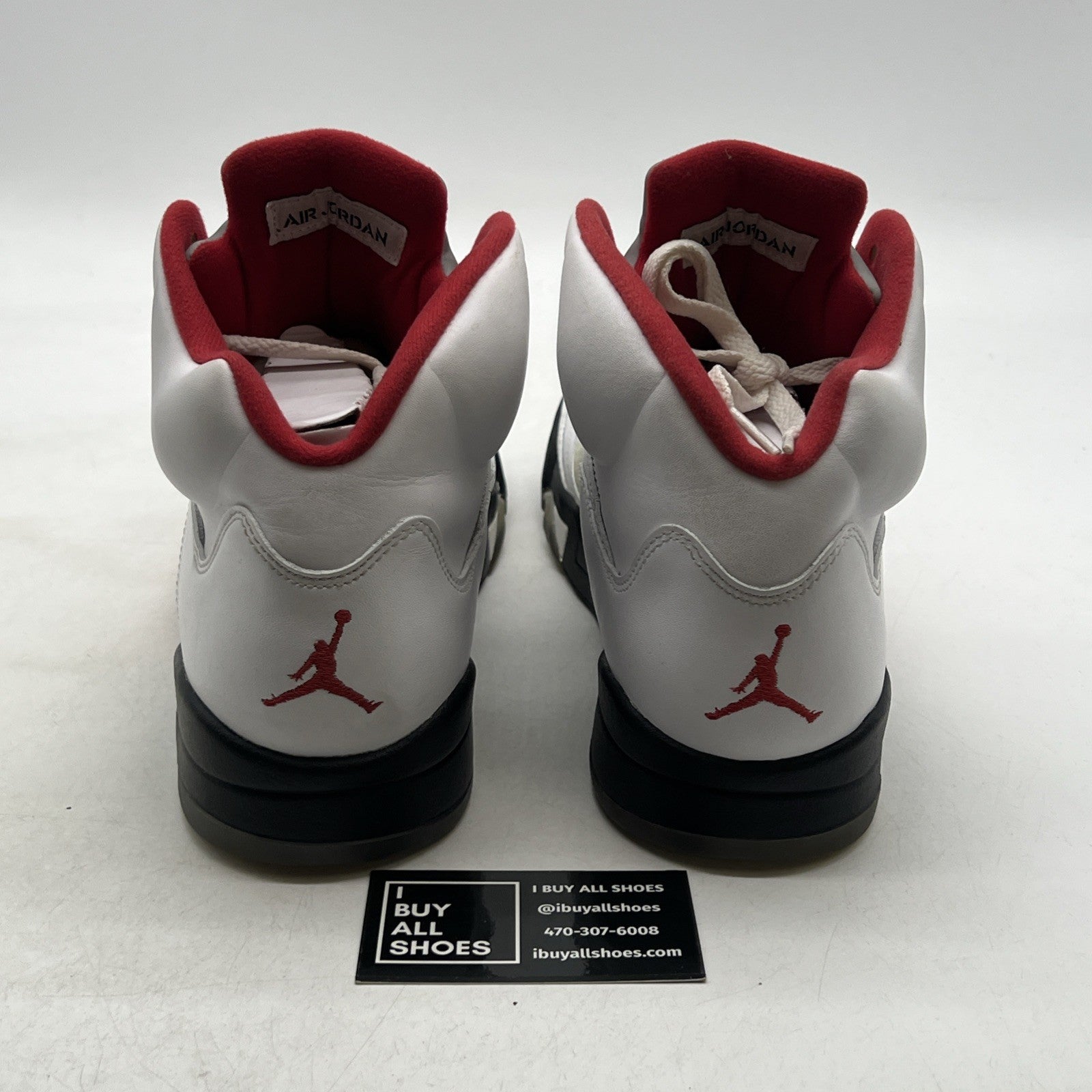 Size 11.5 - Air Jordan 5 Retro 2013 White Fire Red (136027-189)