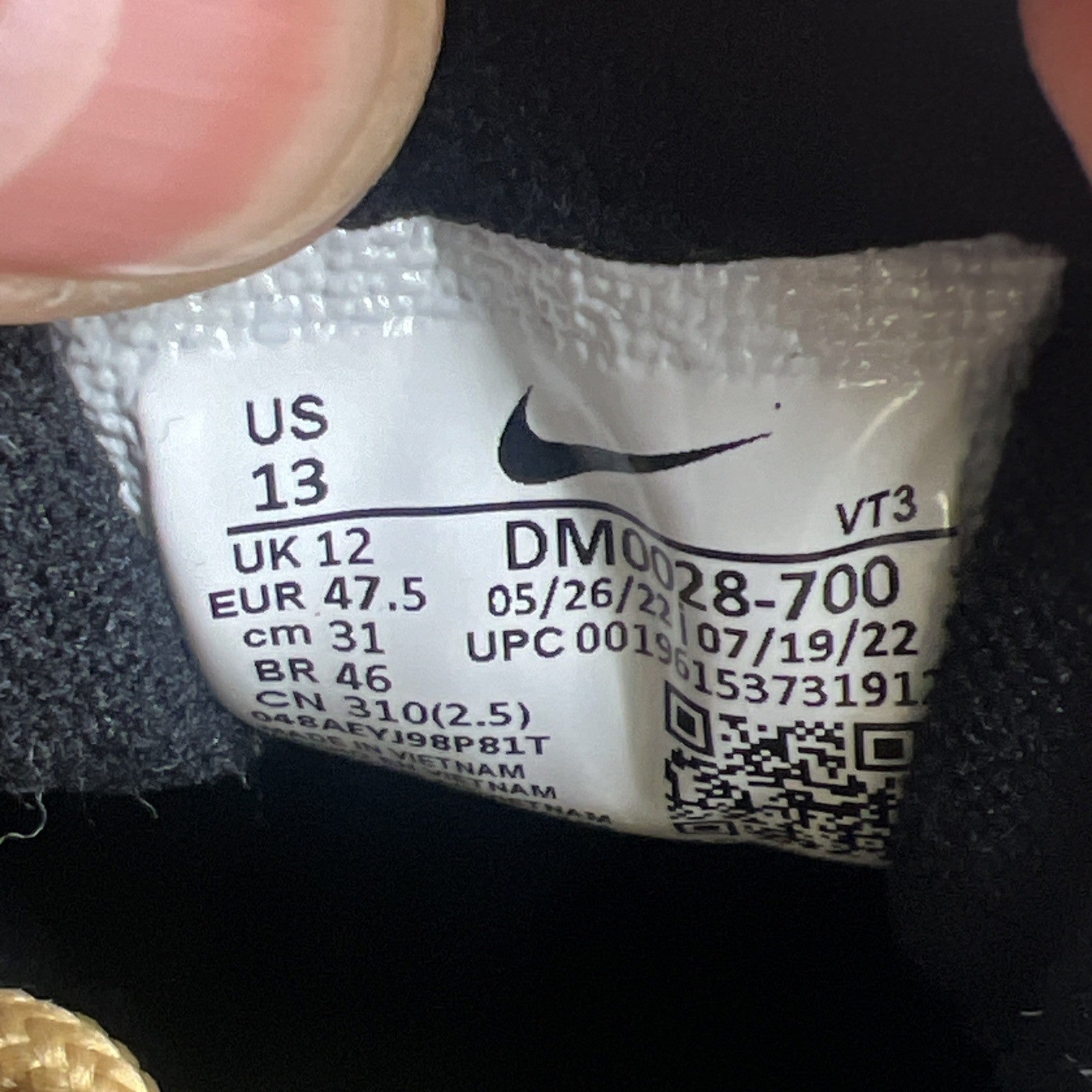 Size 13 - Nike Air Max 97 OG 2023 Metallic Gold (DM0028-700)
