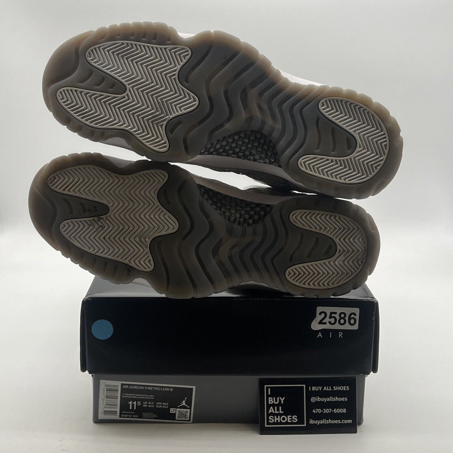 Size 11.5 - Air Jordan 11 Retro IE Low Light Orewood Brown (919712-102)