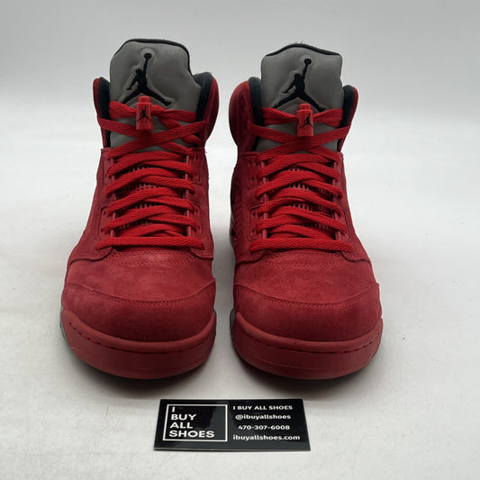 Size 10.5 - Air Jordan 5 Retro Red Suede (136027-602)