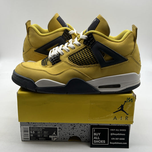 Size 9.5 - Air Jordan 4 Retro Mid Lightning (CT8527-700)