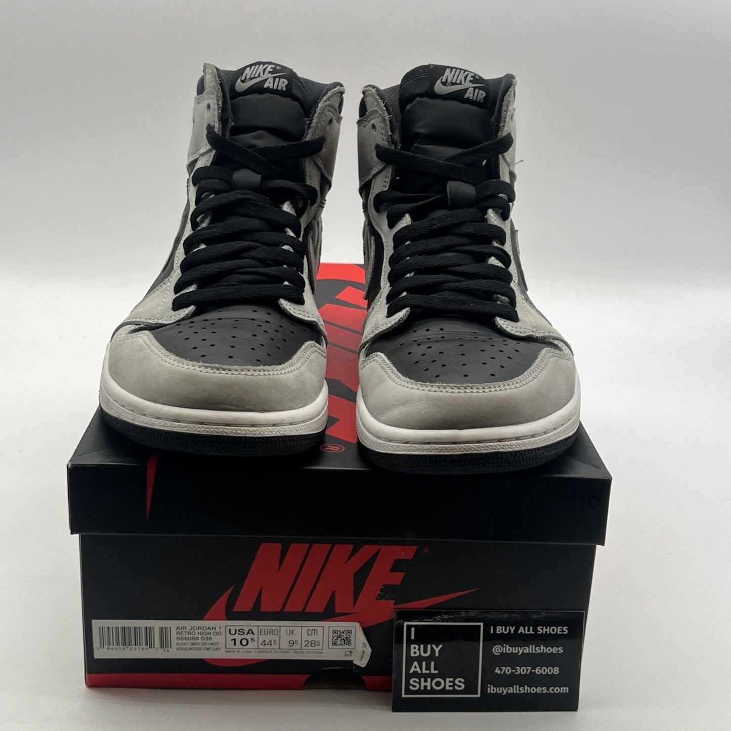 Size 10.5 - Air Jordan 1 Retro OG High Shadow 2.0 (555088-035)