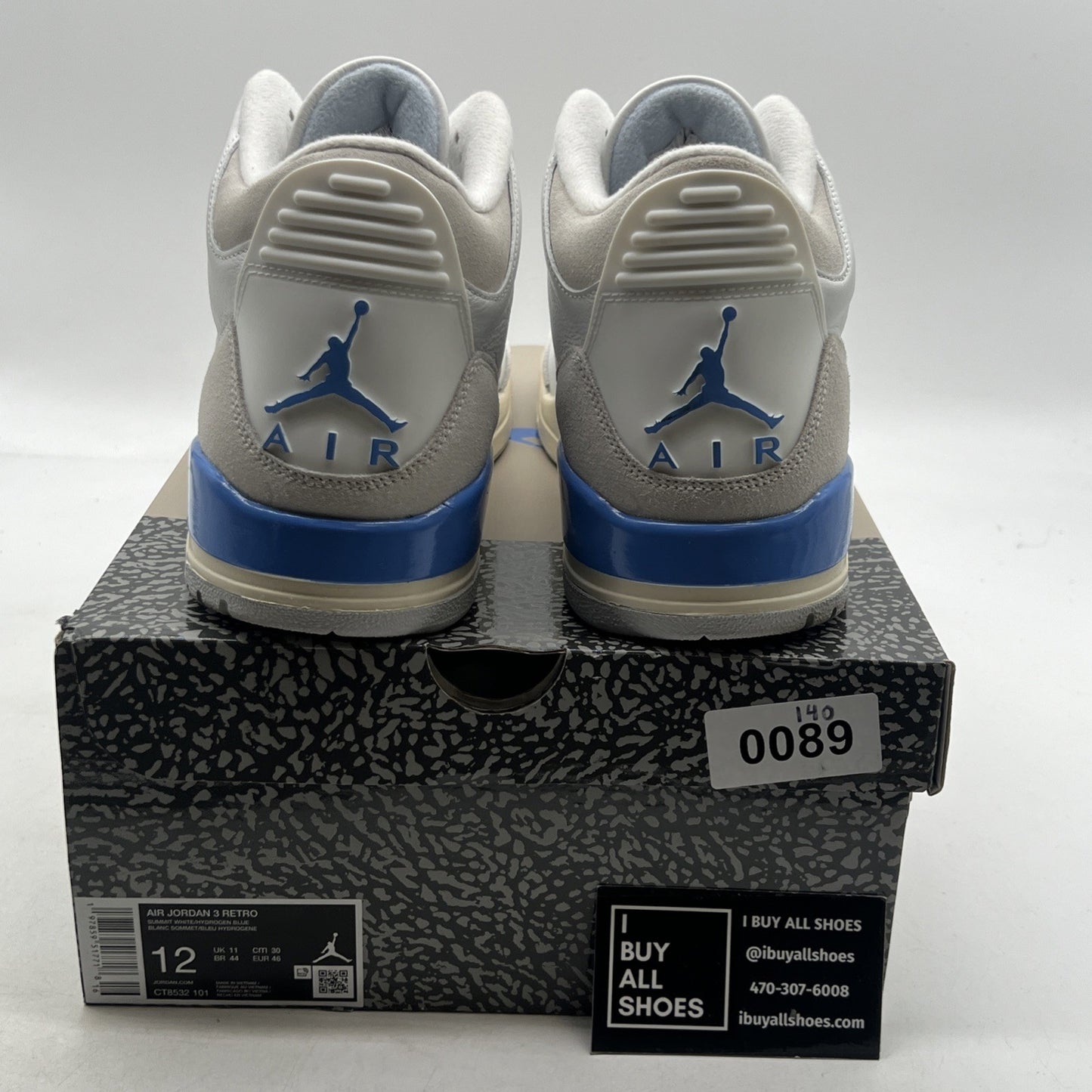 Size 12 - Air Jordan 3 Retro Lucky Shorts (CT8532-101)