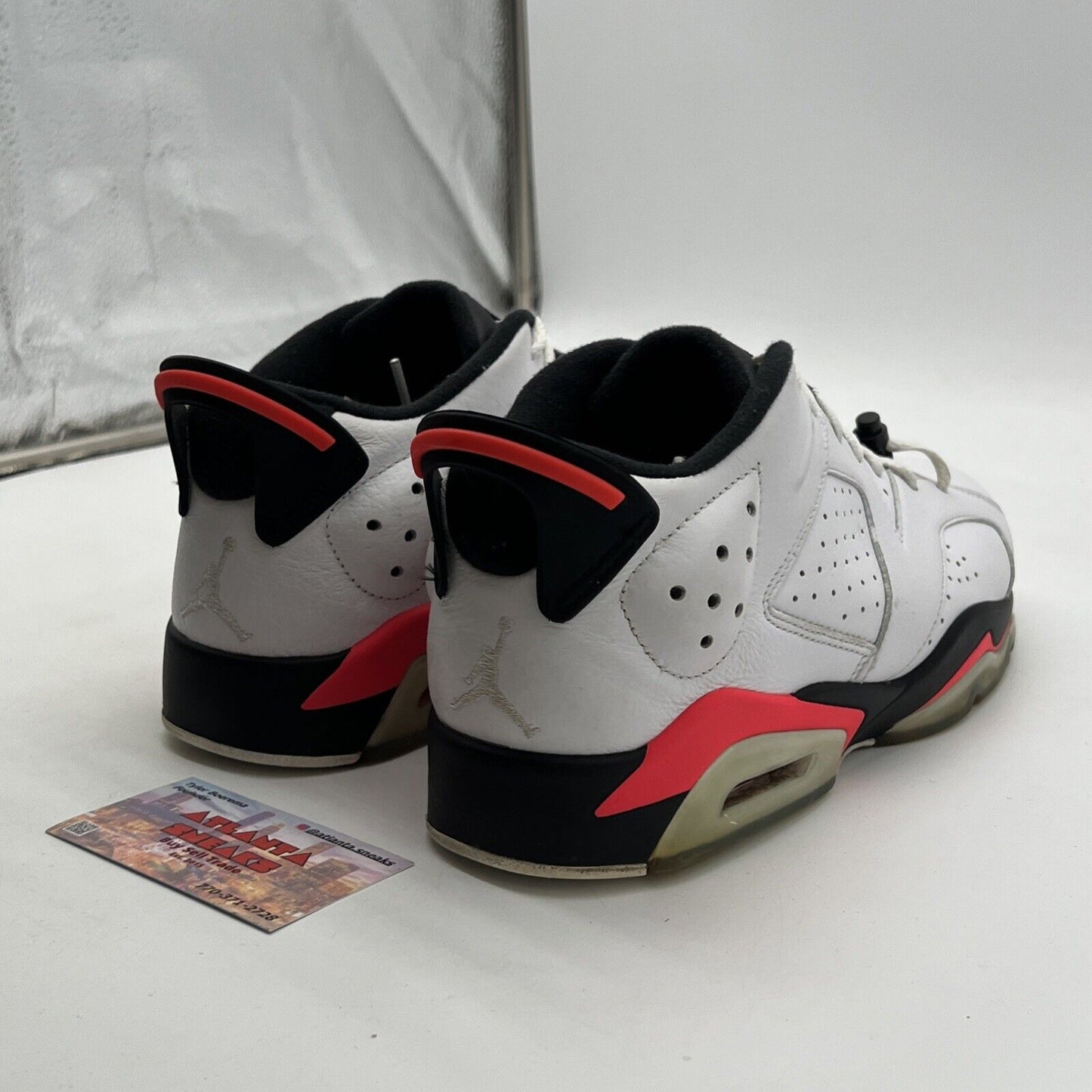 Size 10 - Air Jordan 6 Low White Infrared (304401-123)