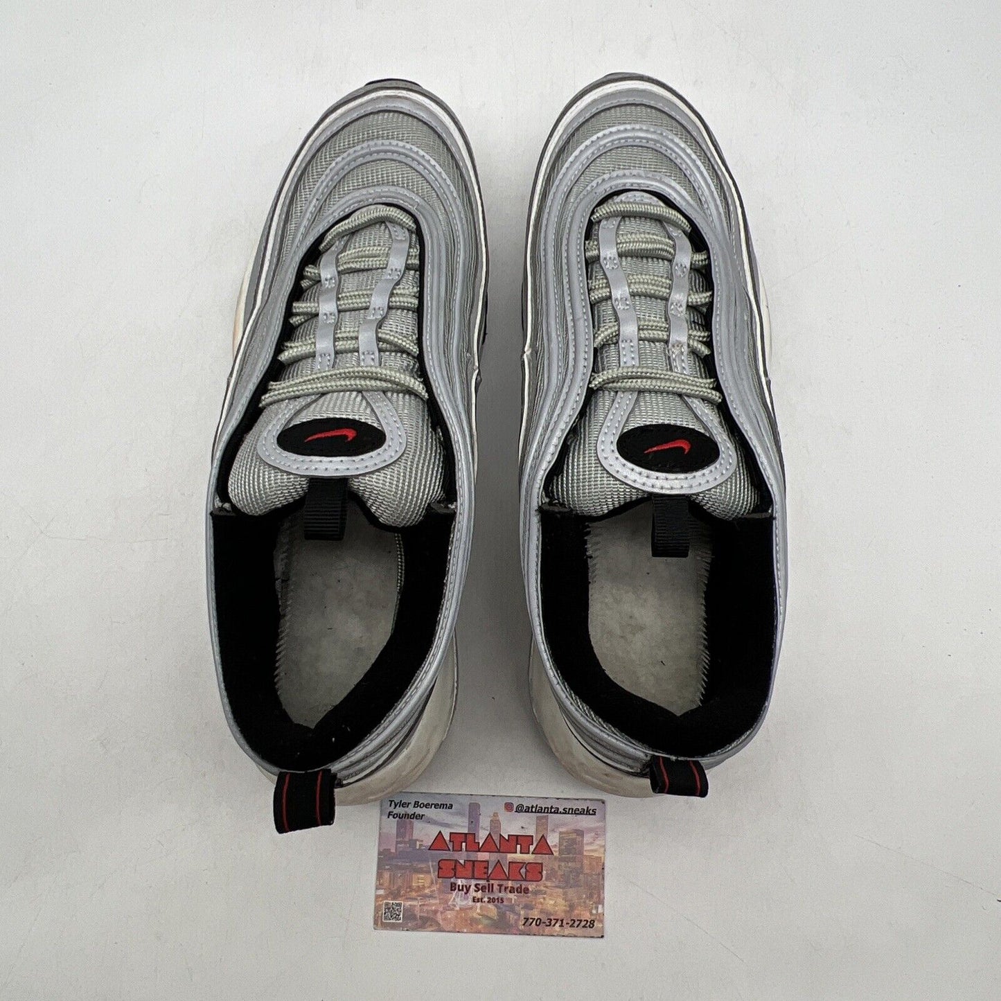 Size 9 - Nike Air Max 97 OG 2022 Silver Bullet W White Red (DQ9131-002)