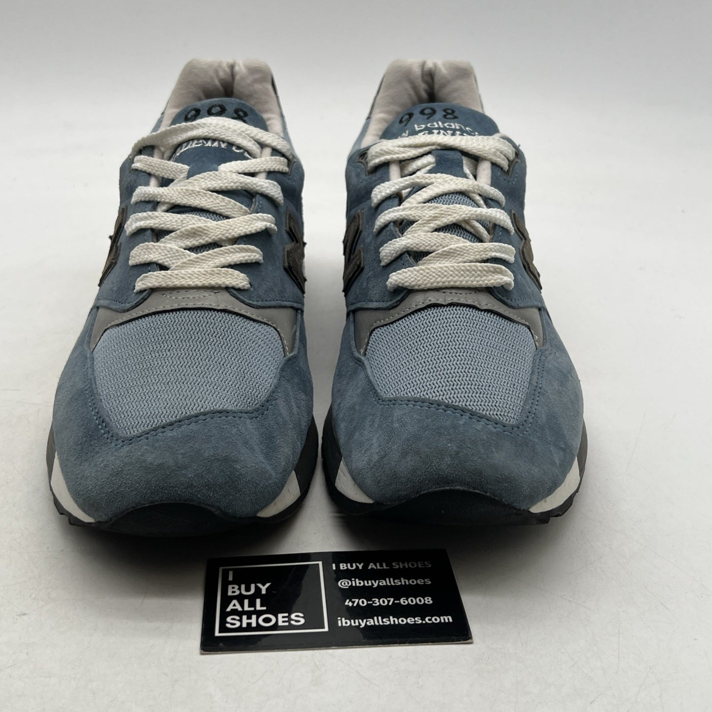 Size 13 - New Balance 998 Made in USA Blue Denim (M998BD)