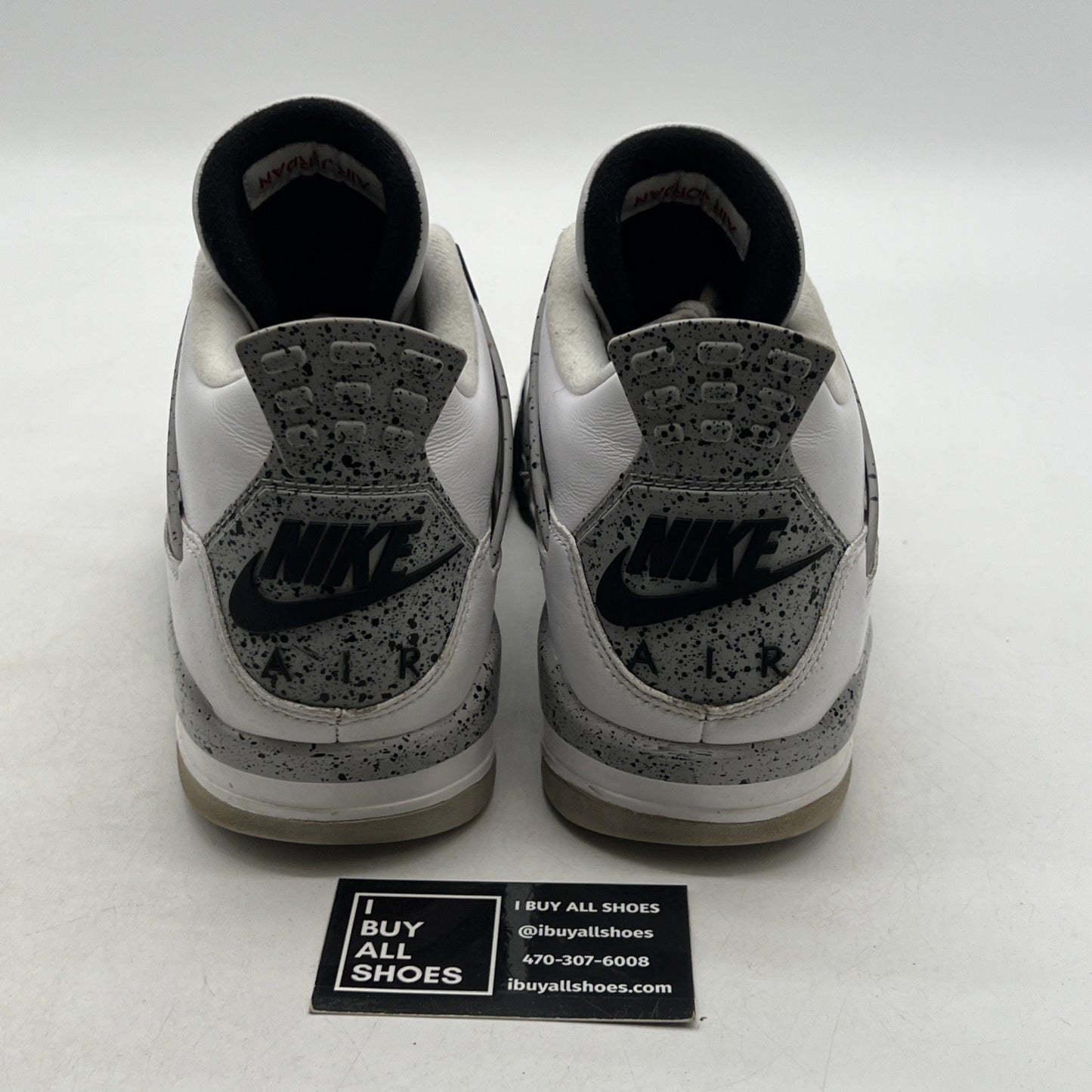 Size 12 - Air Jordan 4 Retro OG Mid White Cement (840606-192)