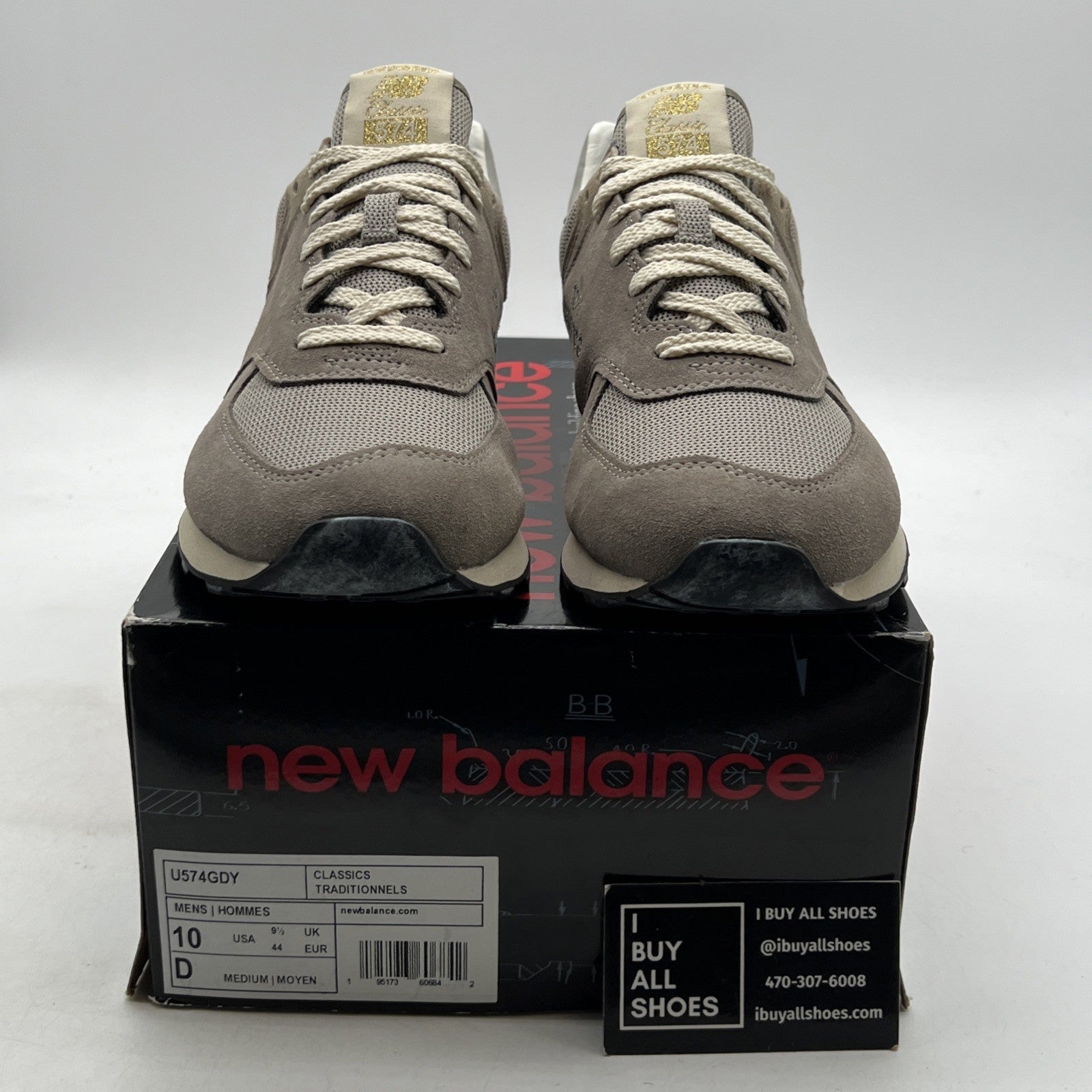 Size 10 - New Balance 574 Un-N-Ding (U574GDY)