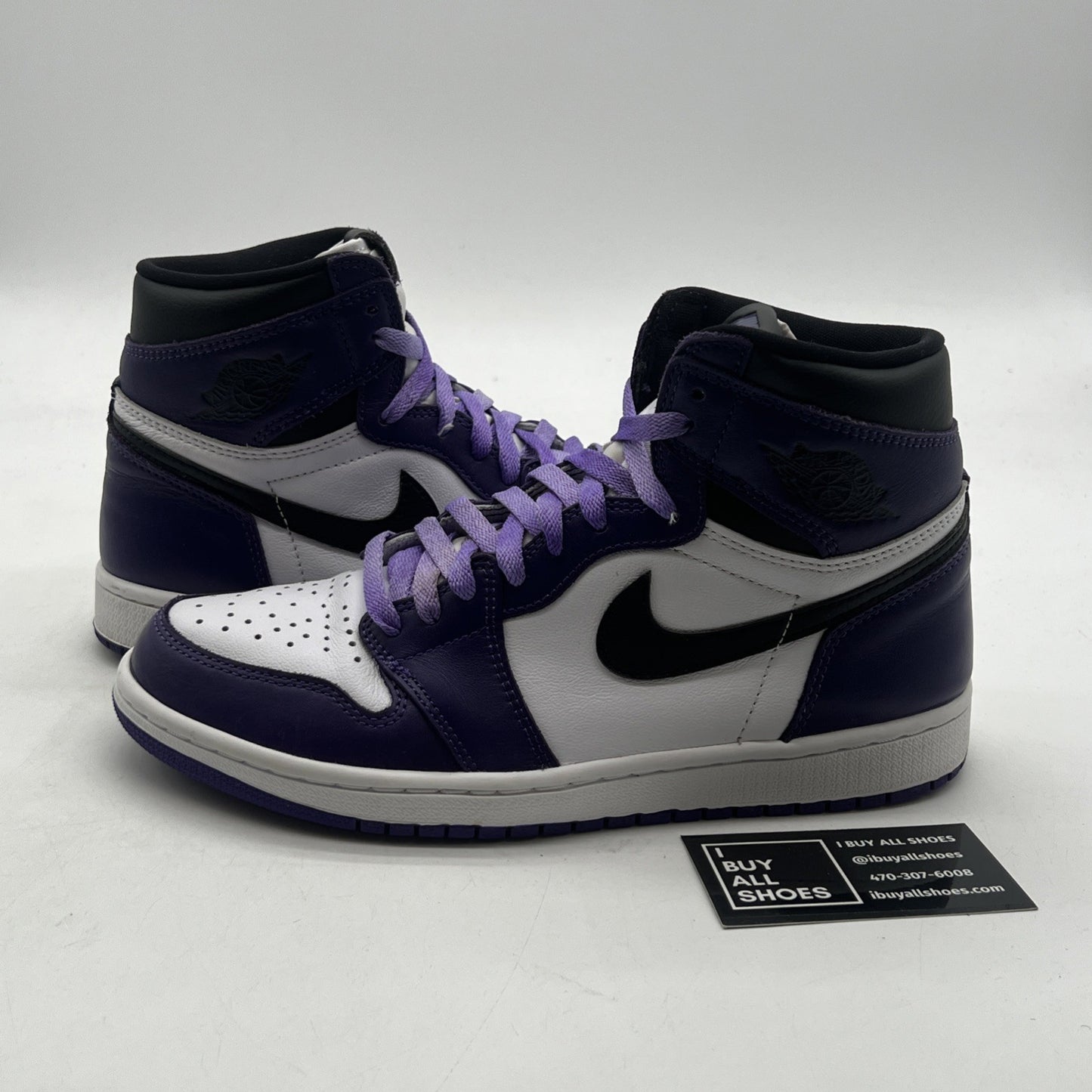Size 8 - Air Jordan 1 Retro OG High Court Purple 2.0 (555088-500)