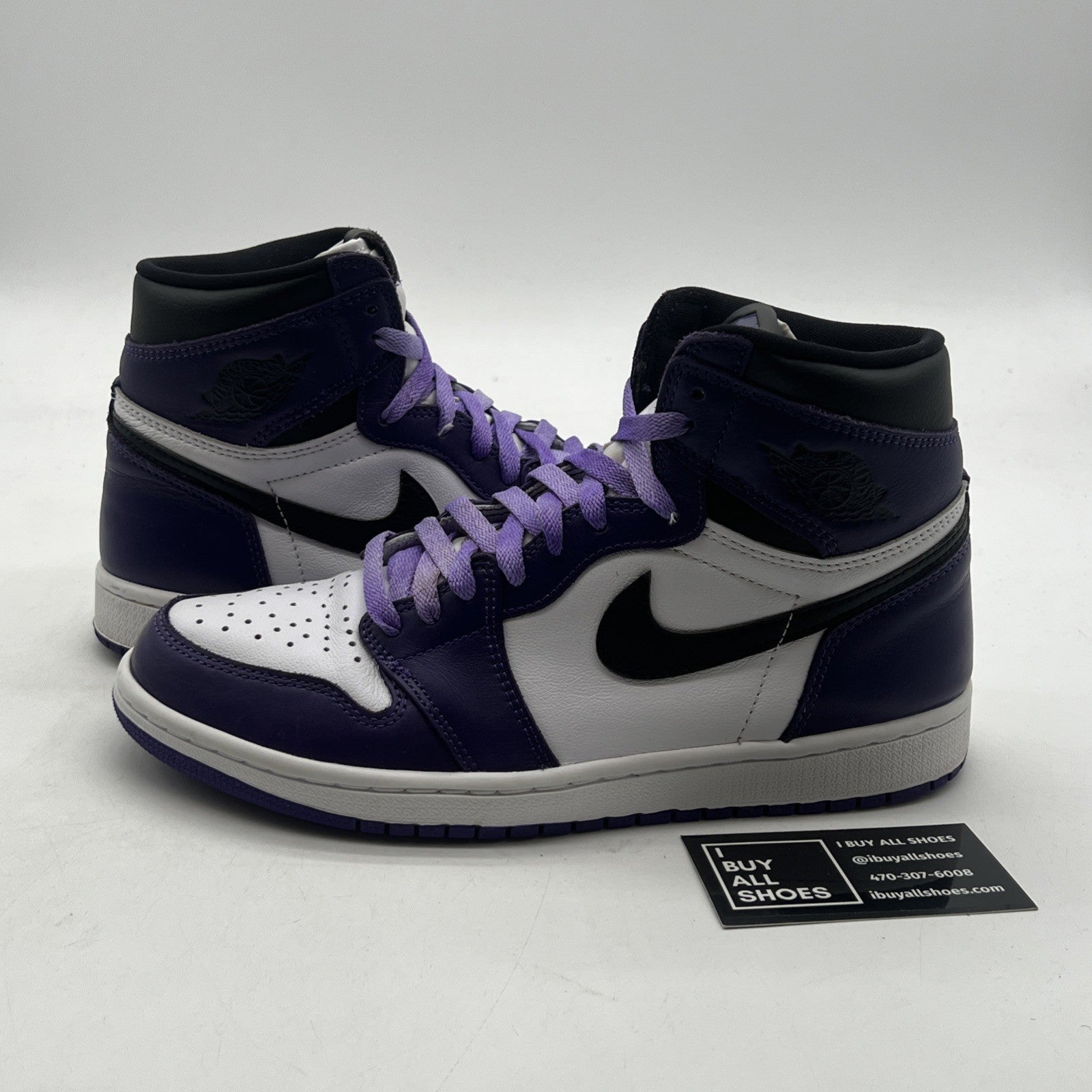 Size 8 - Air Jordan 1 Retro OG High Court Purple 2.0 (555088-500)