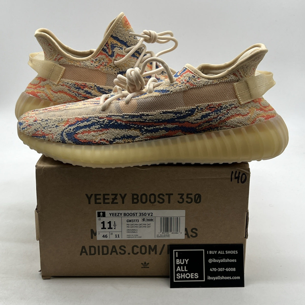 Size 11.5 - adidas Yeezy Boost 350 V2 Low MX Oat (GW3773)