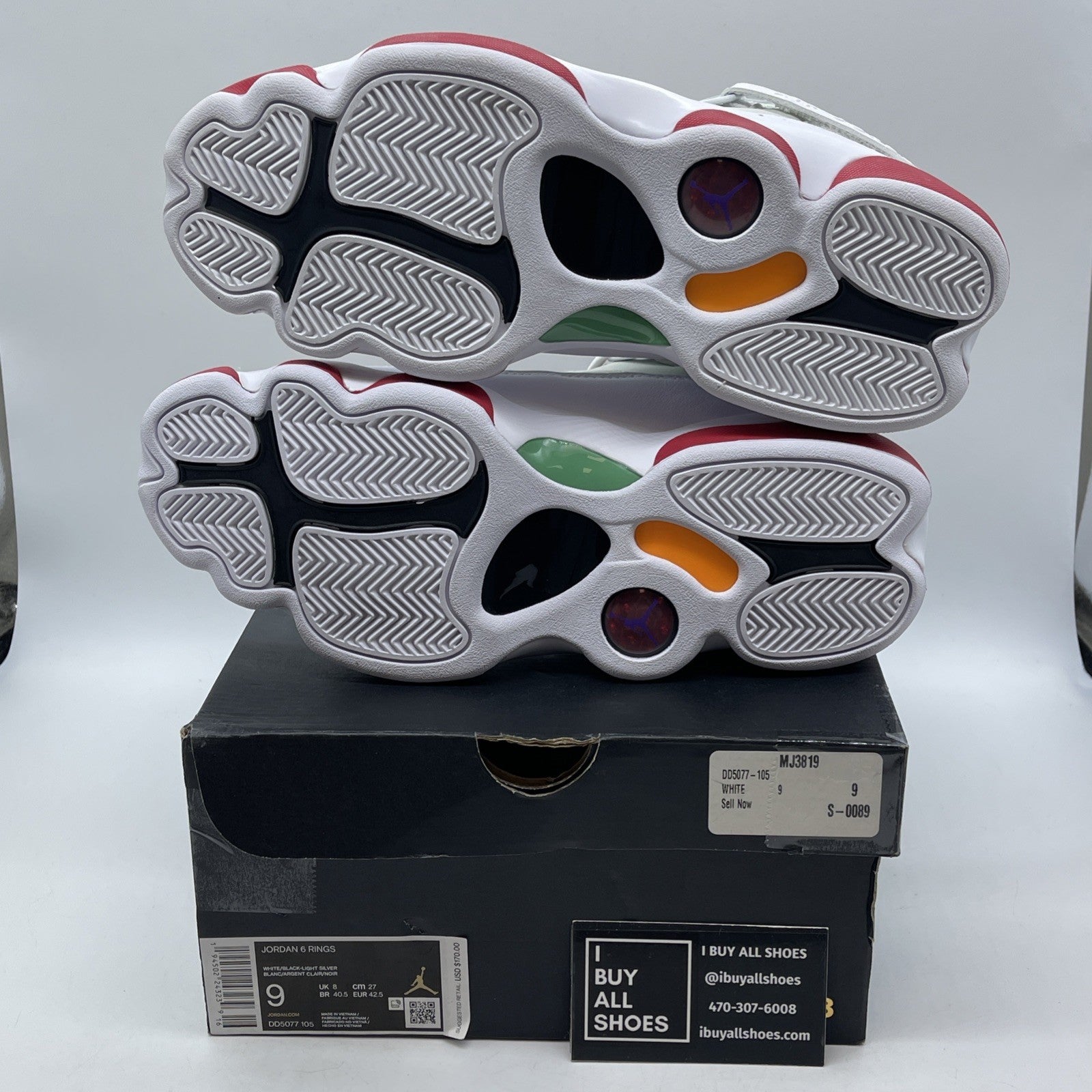 Size 9 - Jordan 6 Rings Hare White Suede Leather (DD5077-105)