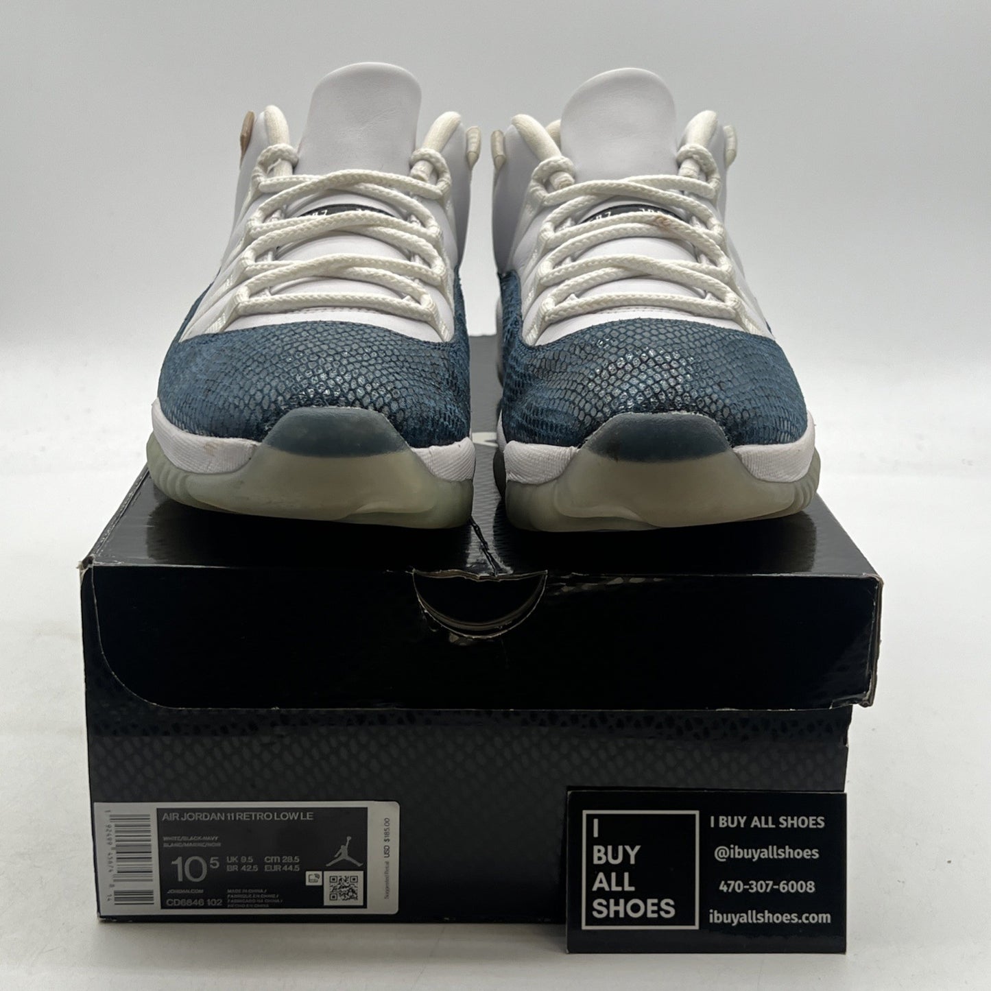 Size 10.5 - Air Jordan 11 Retro Low Snakeskin 2019 (CD6846-102)