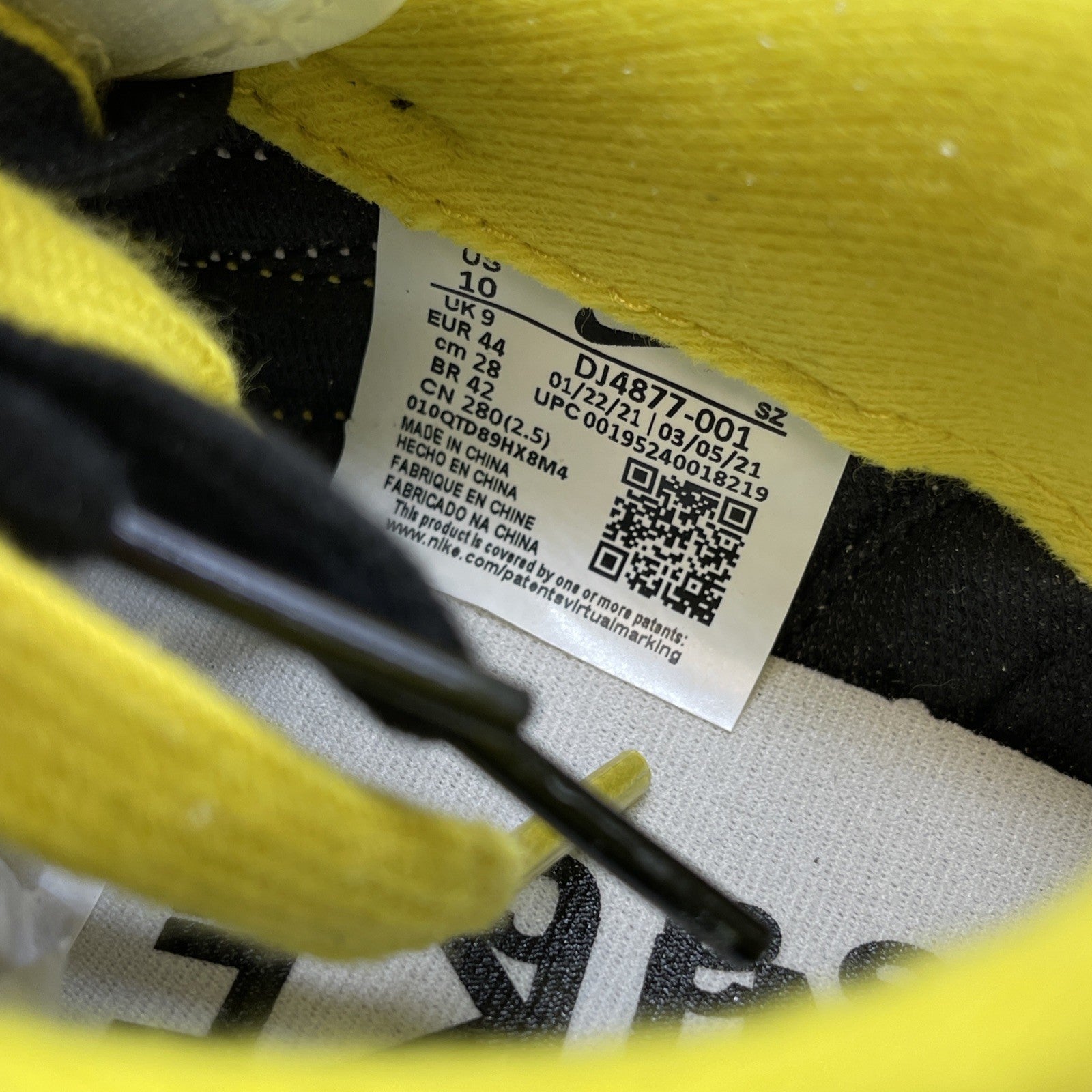 Size 10 - Nike sacai x Undercover x LDWaffle Bright Citron Suede (DJ4877-001)