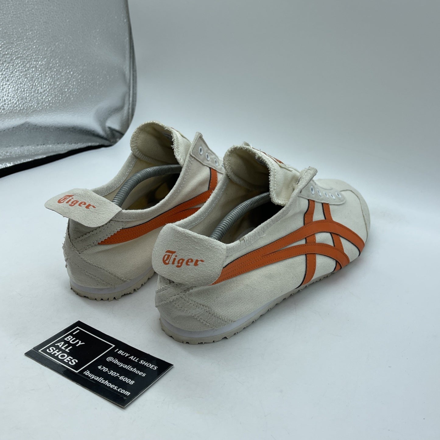 Size 13 - Mexico 66 Slip-on Birch Orange Tan White Suede Leather (1183A360)
