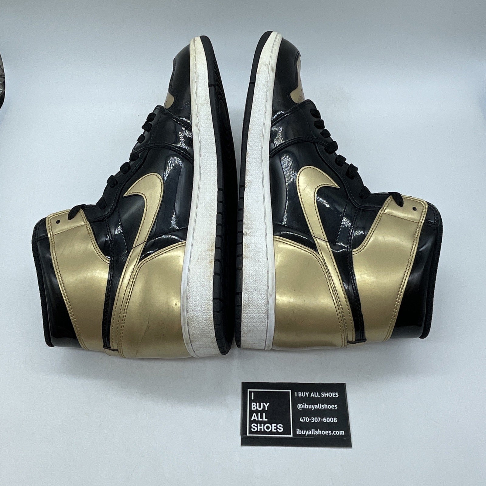 Size 13 - Air Jordan 1 Retro OG NRG High Gold Toe (861428-007)