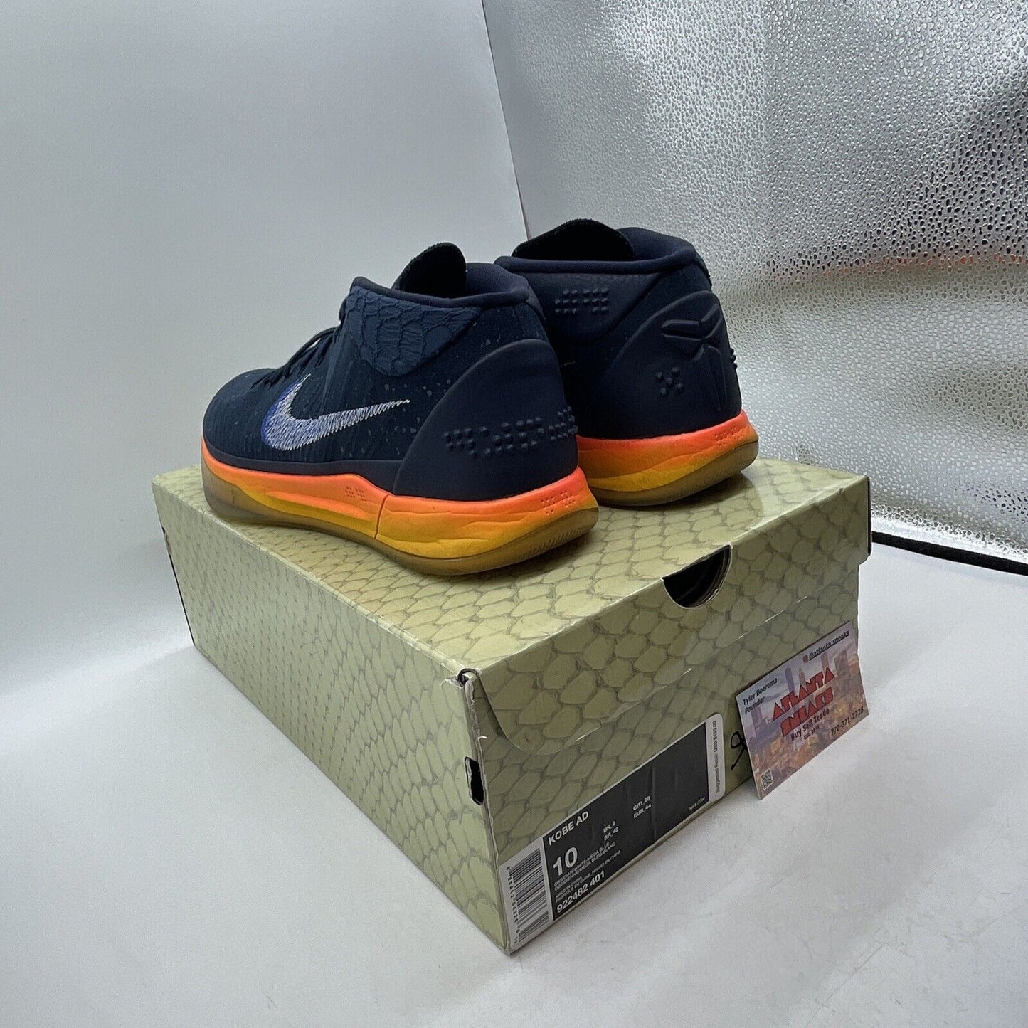 Size 10 - Nike Kobe A.D. Mid Rise Blue Orange Yellow (922482-401)