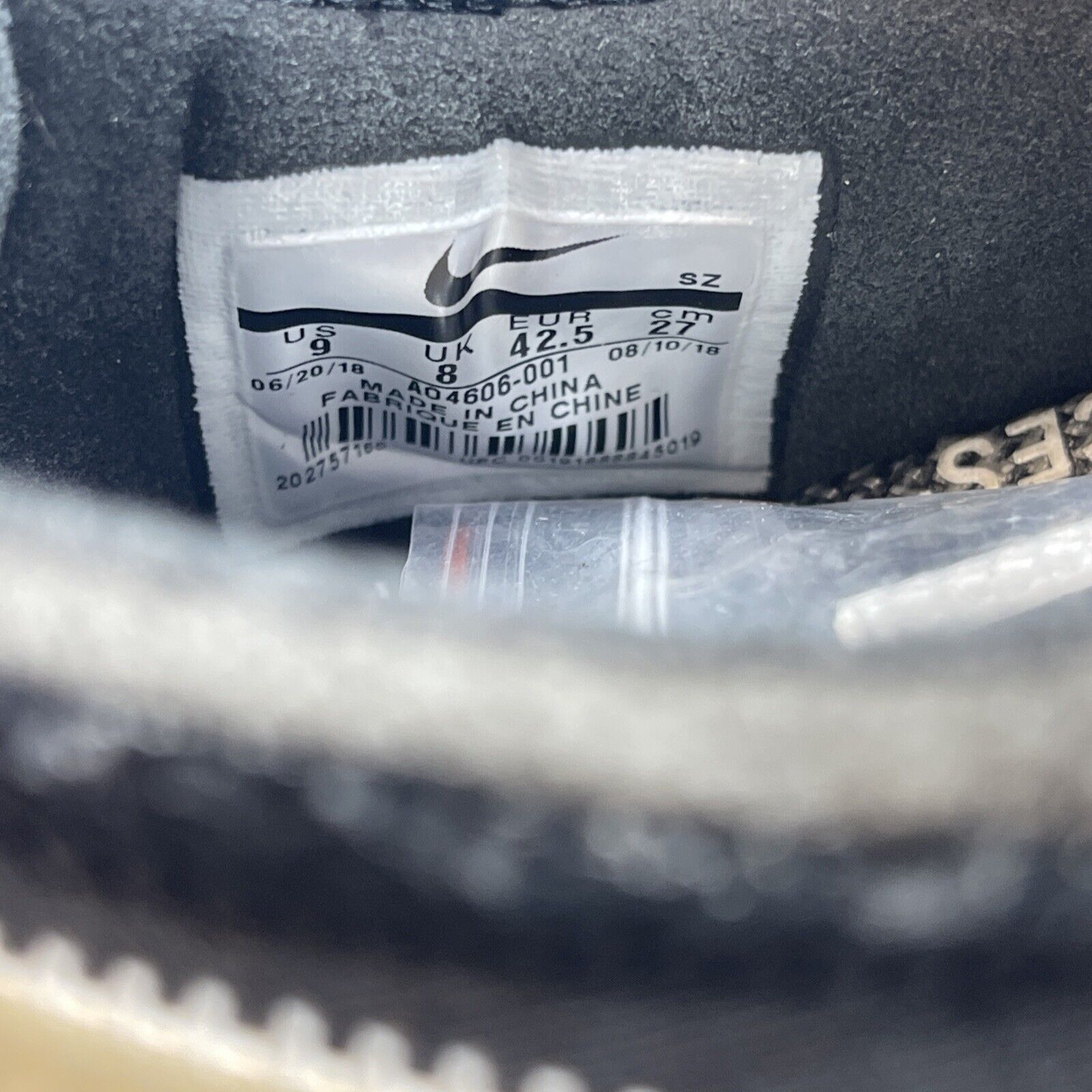 Size 9 - Nike Air Force 1 Low x OFF-WHITE Black 2018 Suede Leather (AO4606-001)