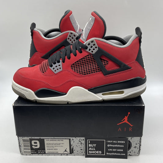 Size 9 - Air Jordan 4 Retro Toro Bravo 2013 (308497-603)