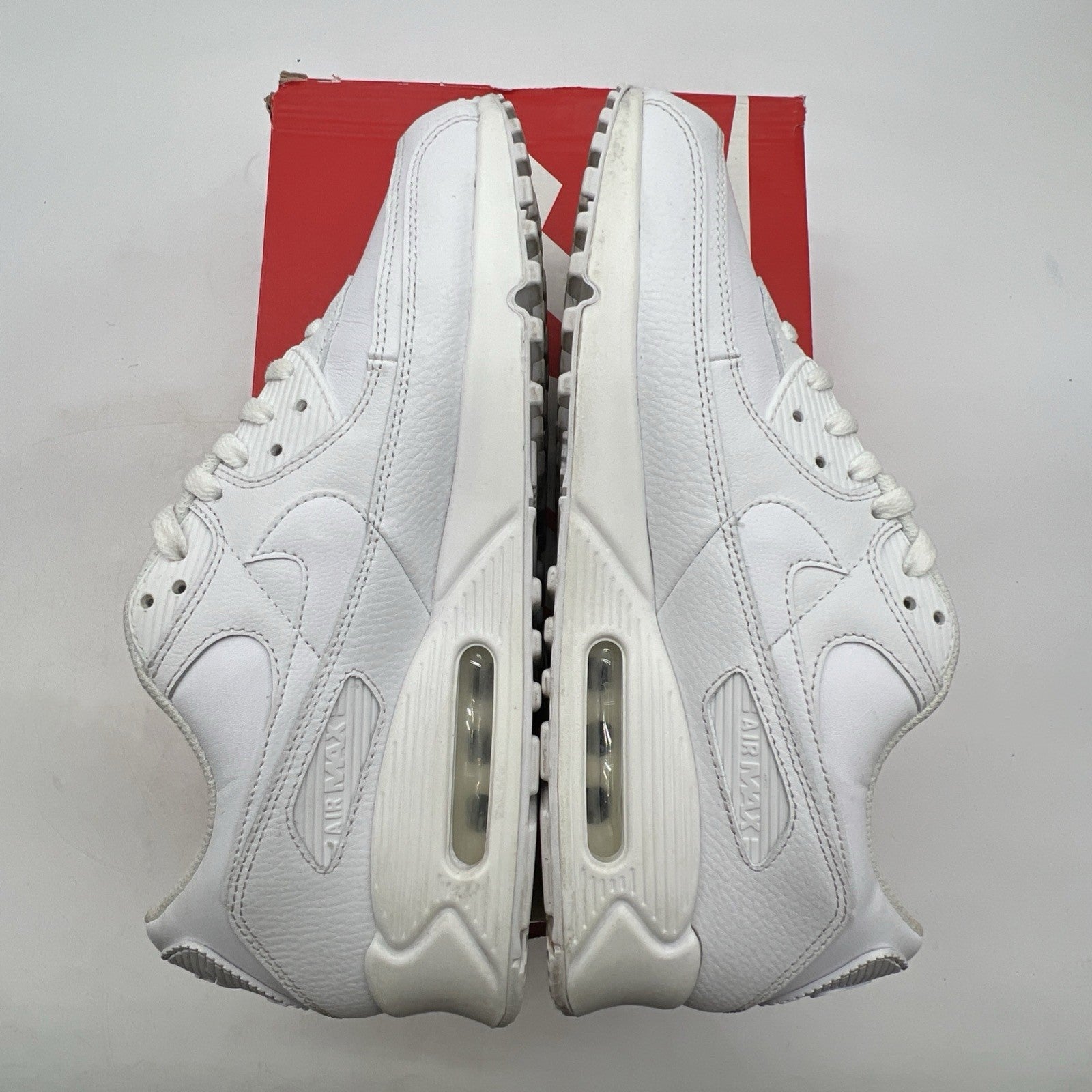 Size 12 - Nike Air Max 90 LTR Triple White (CZ5594-100)