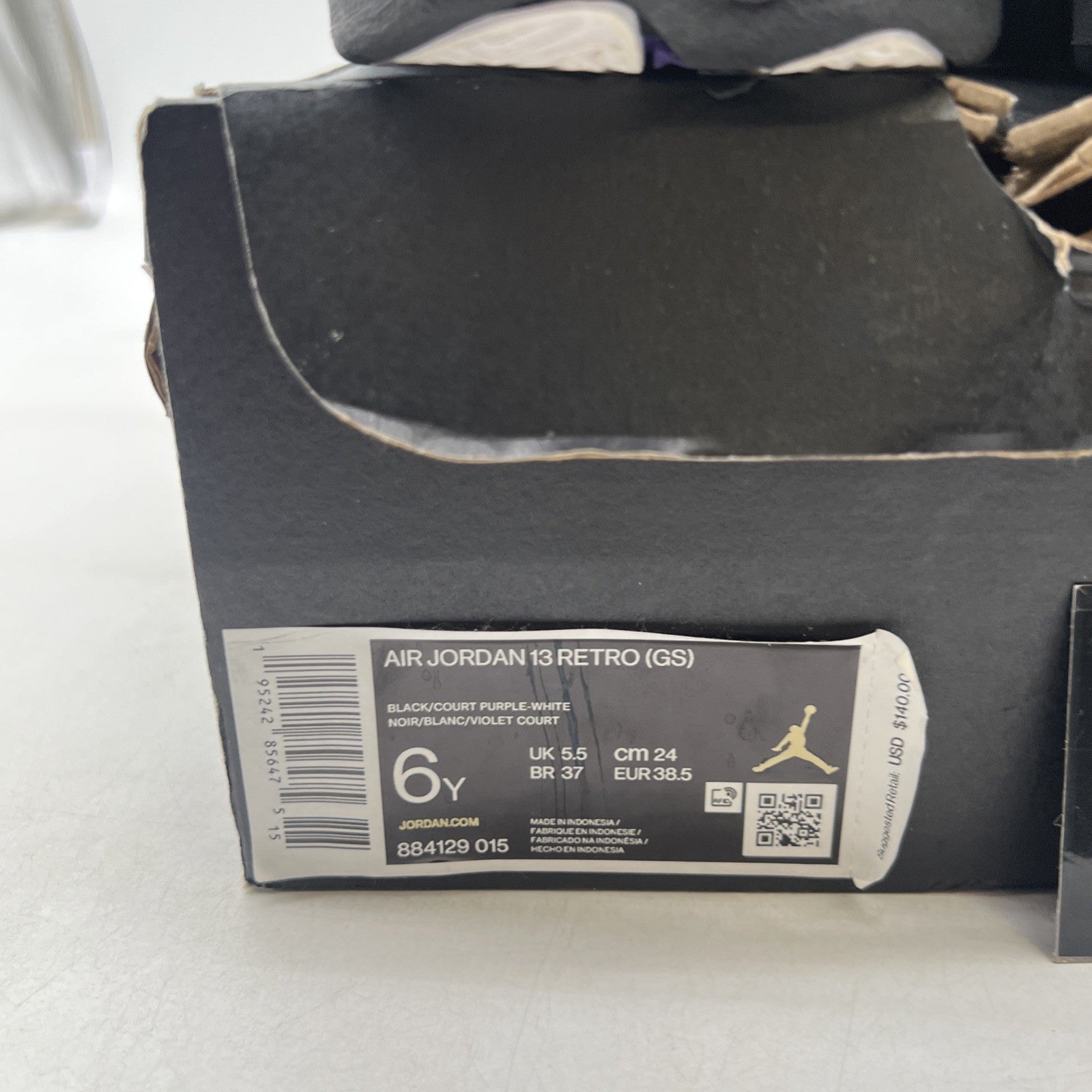 Size 6Y - Air Jordan 13 Retro Mid Court Purple (884129-015)