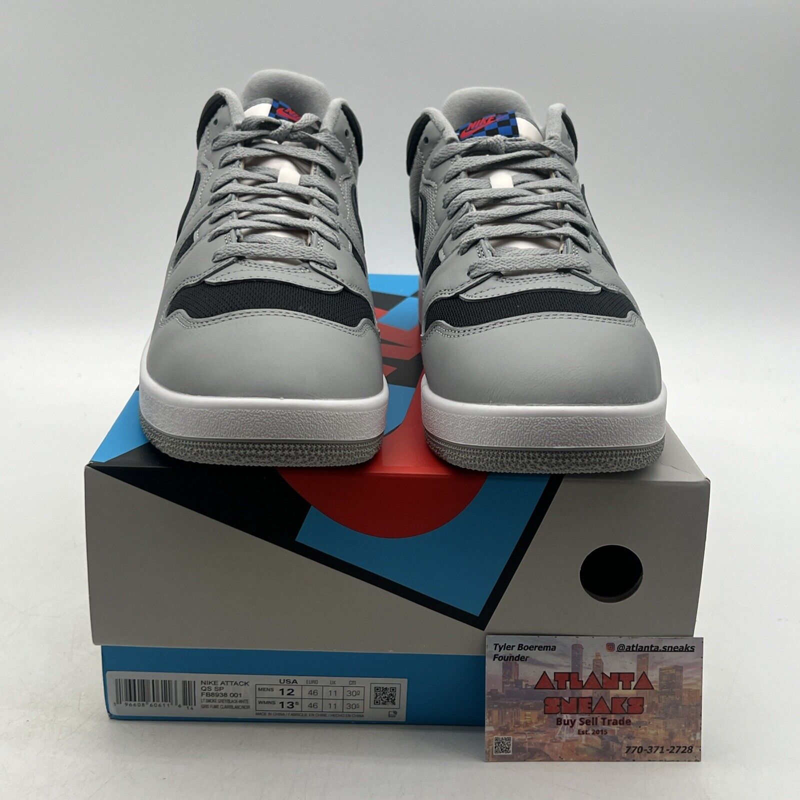 Size 12 - Nike Mac Attack QS SP OG 2023 Light Smoke Grey (FB8938-001)