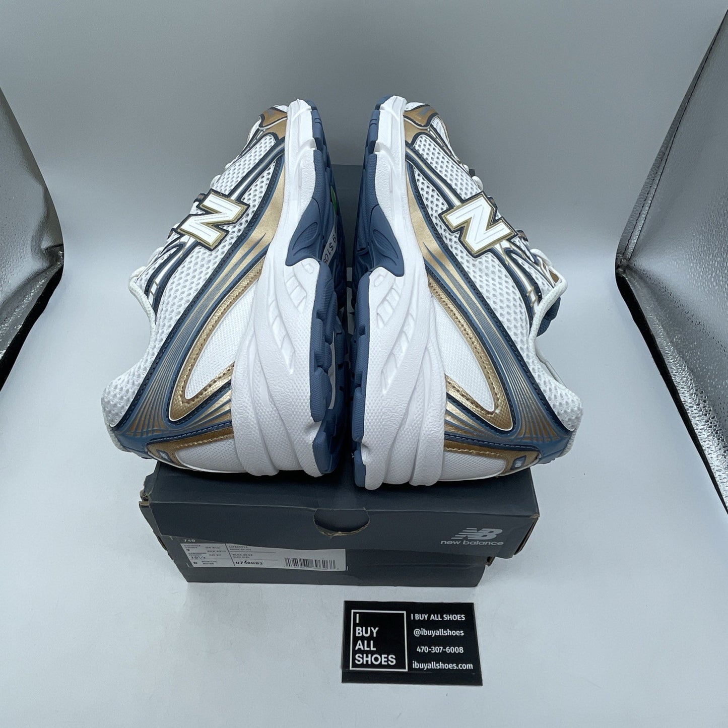 Size 9 - New Balance 740v2 Heron Blue Vintage Indigo (U740HB2)