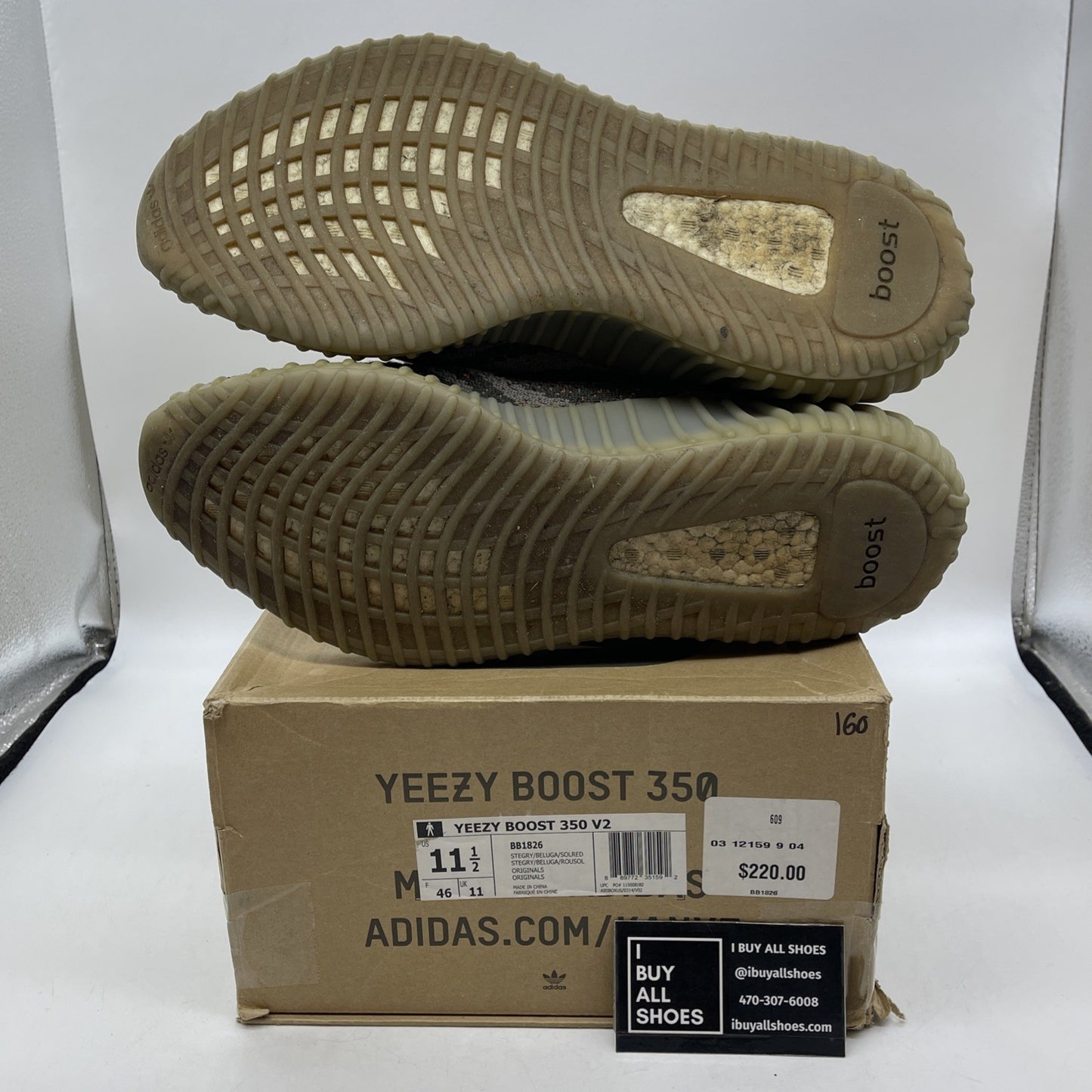 Size 11.5 - adidas Yeezy Boost 350 V2 Beluga (BB1826)