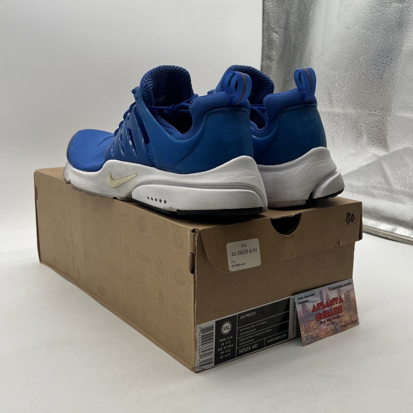 Size 13 - Nike Air Presto Varsity Royal (347635-441)