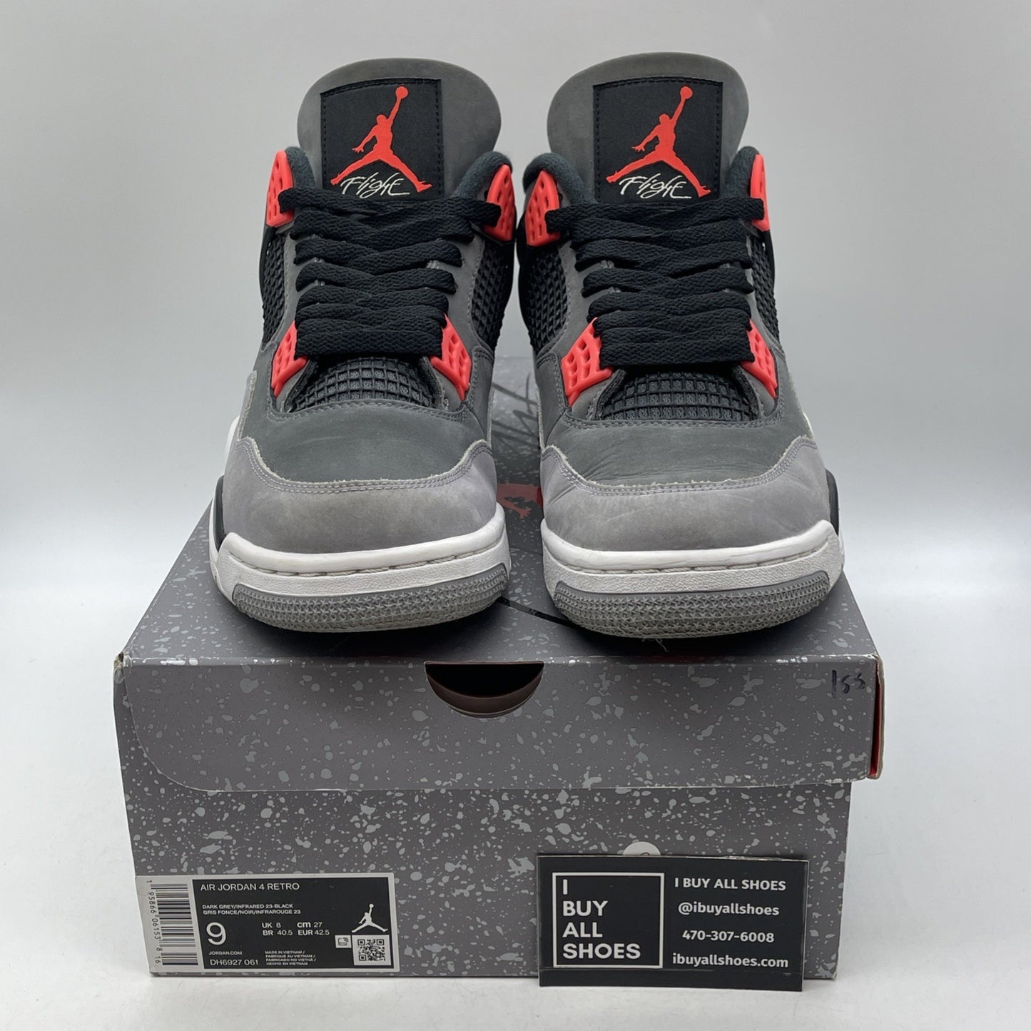 Size 9 - Air Jordan 4 Retro Mid Infrared (DH6927-061)