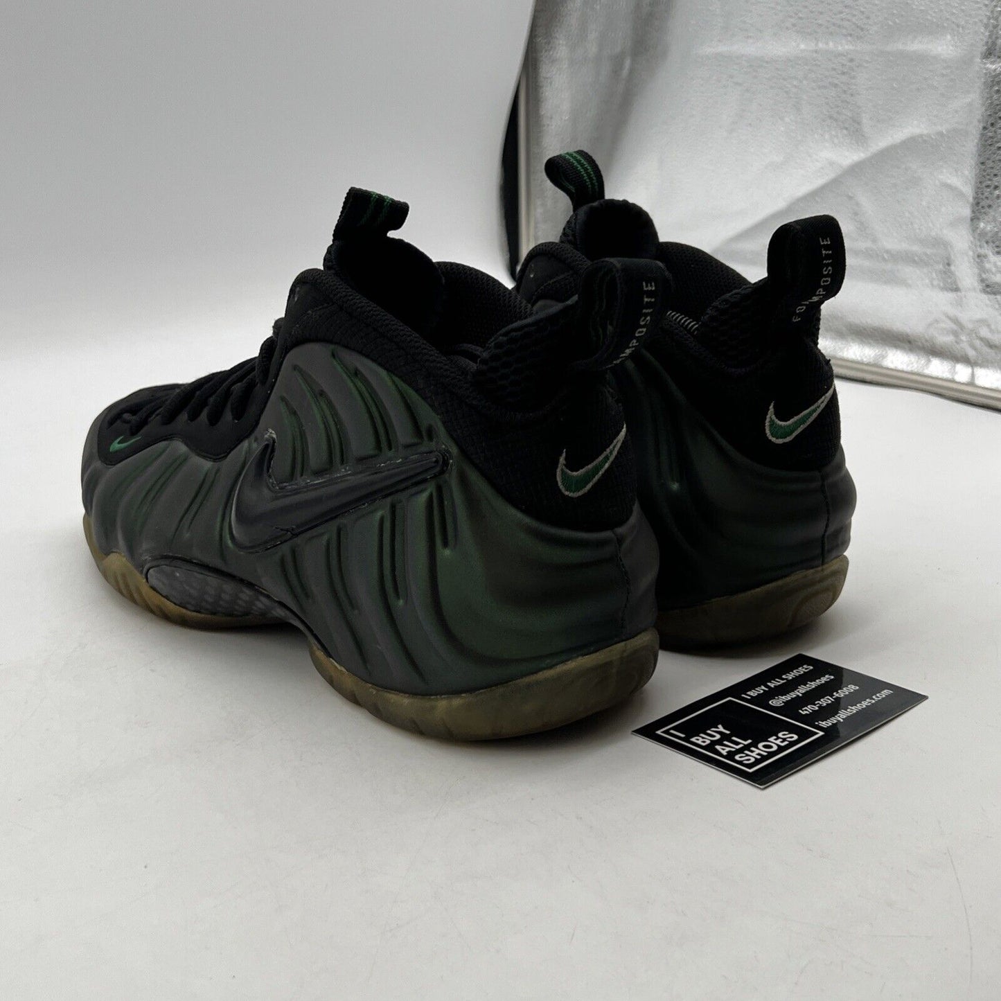 Size 11 - Nike Air Foamposite Pro Pine Green (624041-301)