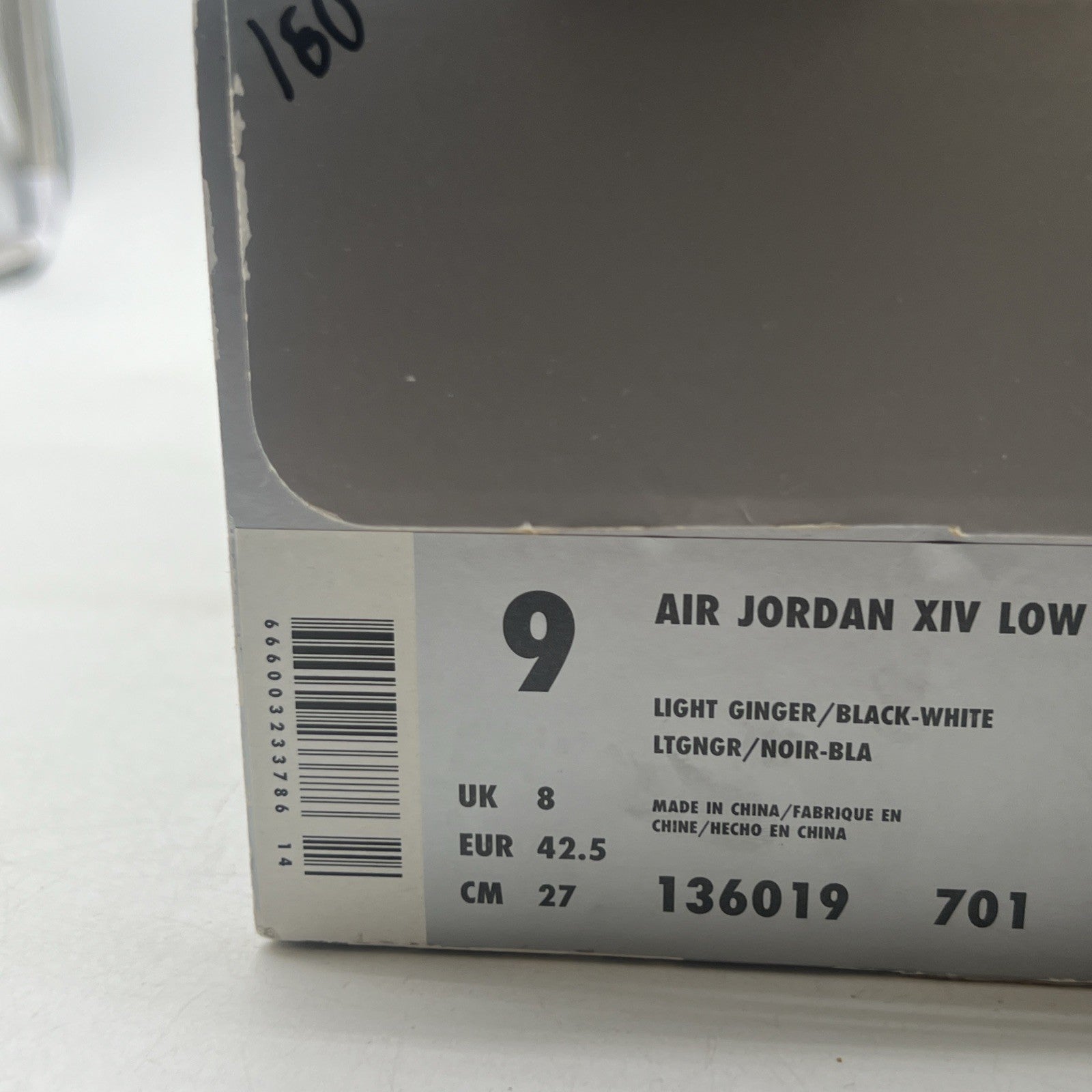 Size 9 - Air Jordan 14 OG Low Ginger 1999 (136019-701)