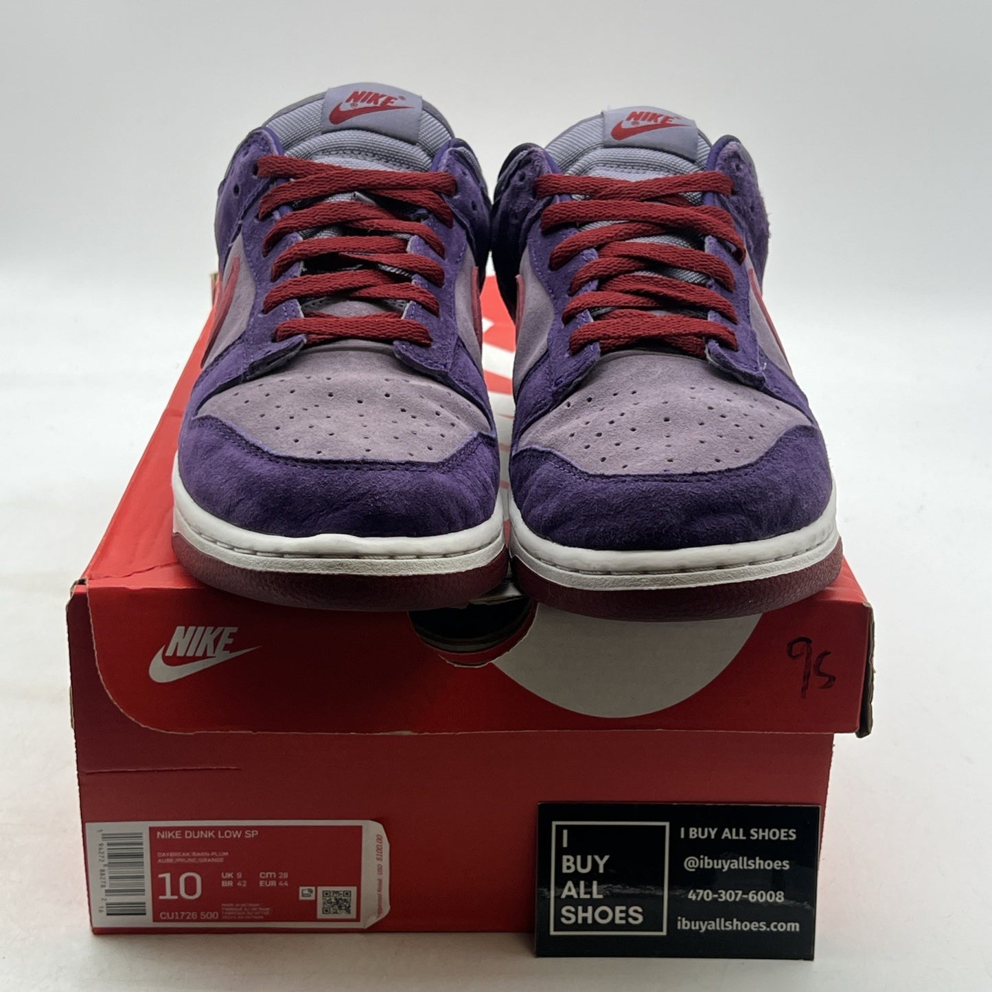 Size 10 - Nike Dunk Retro Vol. 1 SP 2020 Low Plum (CU1726-500)