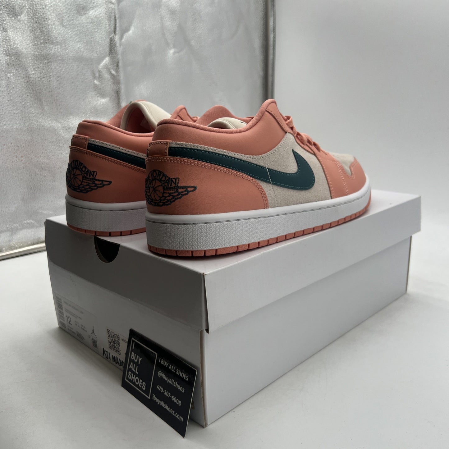 Size 12W - Air Jordan 1 Low Light Madder Root Women's (DC0774-800)
