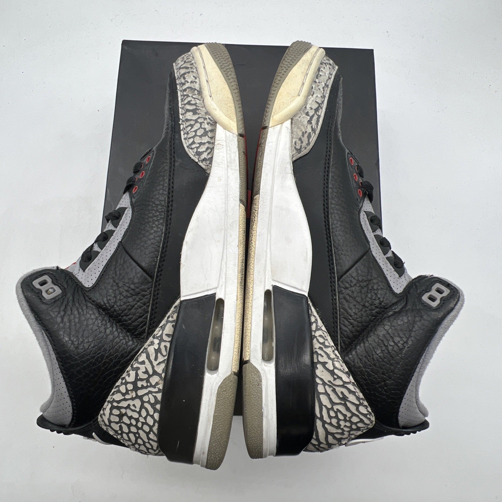 Size 10.5 - Air Jordan 3 Retro OG Mid Black Cement (854262-001)