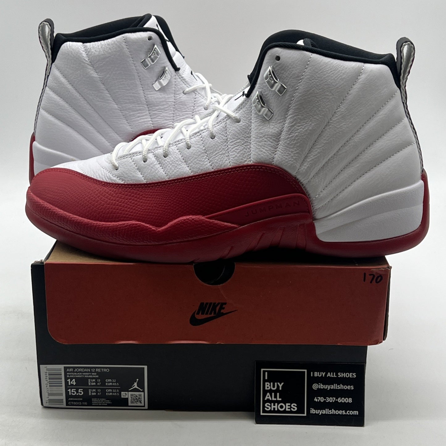 Size 14 - Air Jordan 12 Retro 2023 Mid Cherry (CT8013-116)