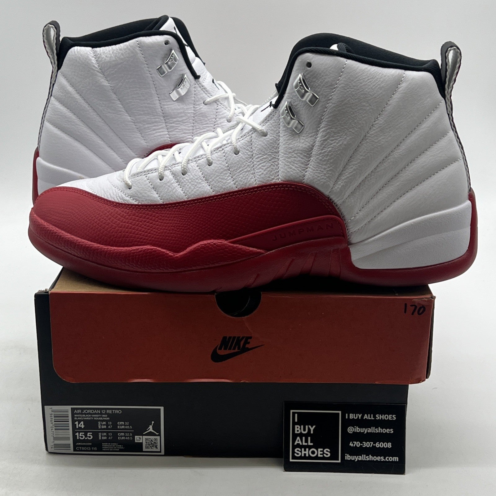 Size 14 - Air Jordan 12 Retro 2023 Mid Cherry (CT8013-116)
