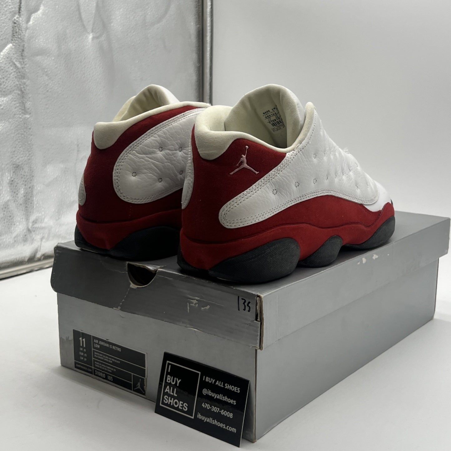 Size 11 - Air Jordan 13 Retro 2005 Low Cherry (310810-105)
