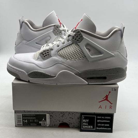 Size 14 - Air Jordan 4 Retro Mid White Oreo (CT8527-100)