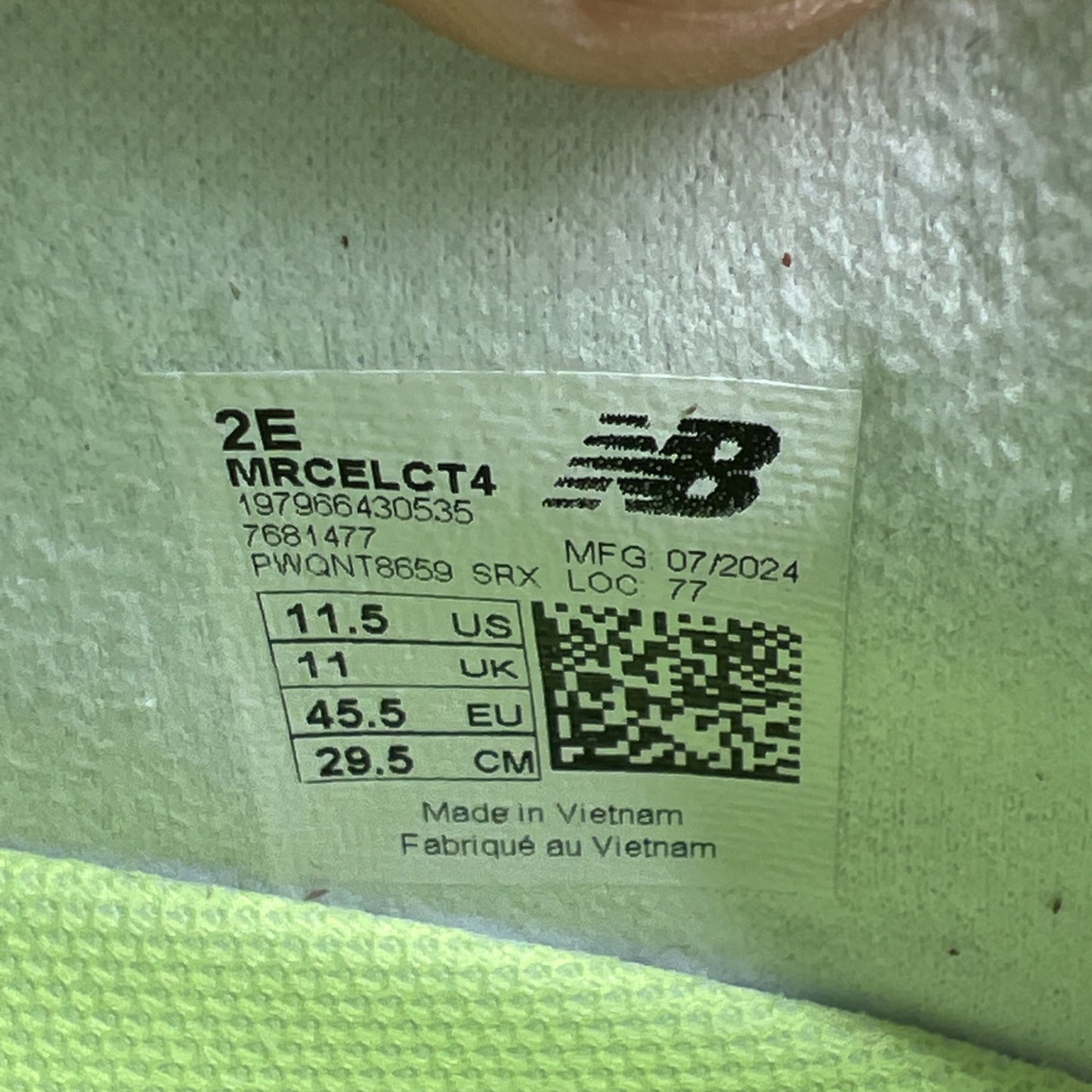 Size 11.5 - New Balance FuelCell SuperComp Elite v4 Cyber Jade (MRCELCT4)